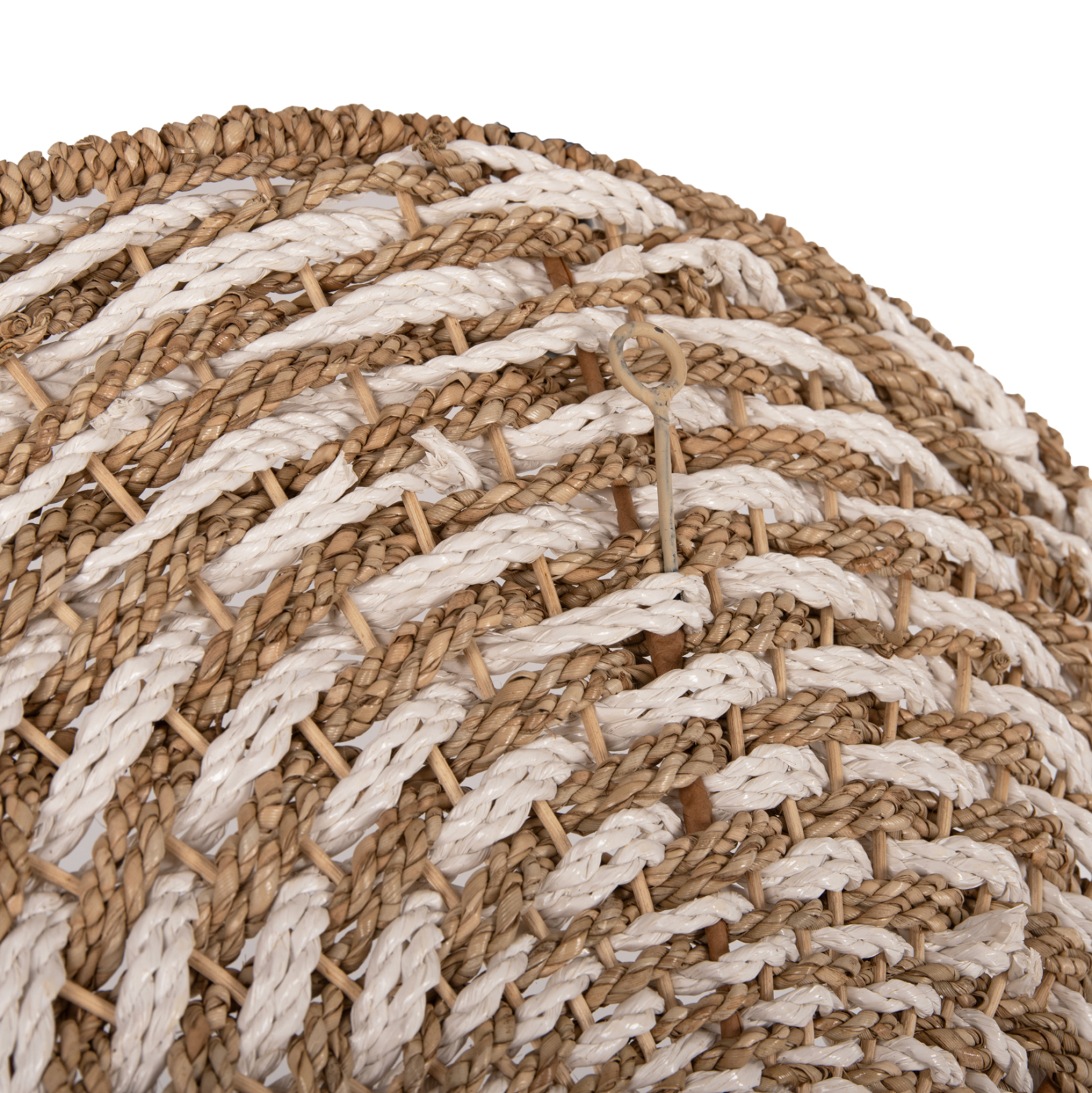 ΔΙΑΚΟΣΜΗΤΙΚΟ ΤΟΙΧΟΥ ΣΤΡΟΓΓΥΛΟ HM7830.01 ΣΠΙΡΑΛ ΟΨΗ-SEAGRASS ΣΕ ΛΕΥΚΟ-ΦΥΣΙΚΟ ΧΡΩΜΑ Φ61x3εκ. - Image 4