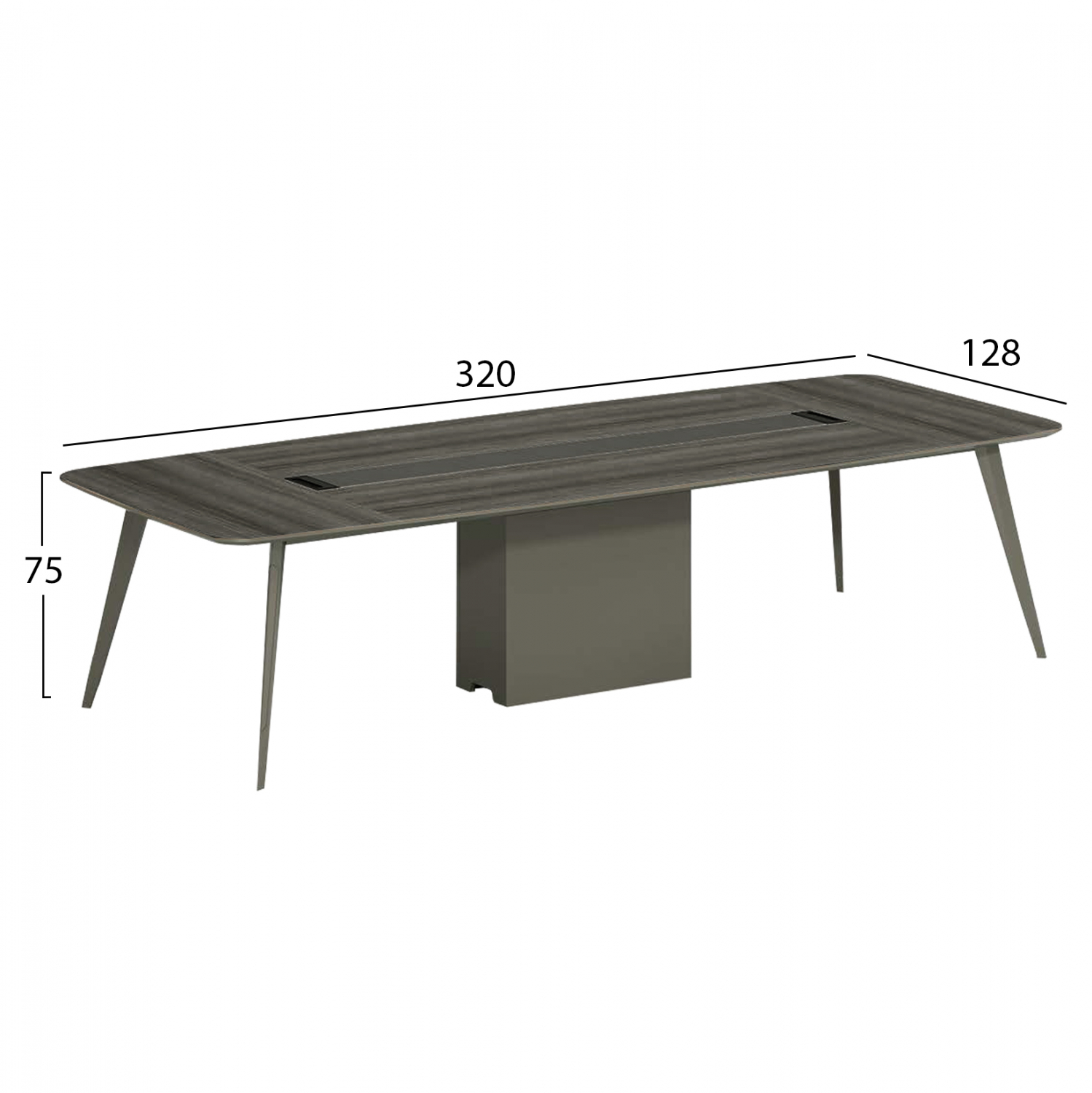 ΕΠΑΓΓΕΛΜΑΤΙΚΟ ΓΡΑΦΕΙΟ ΣΥΝΕΔΡΙΑΣΕΩΝ LUX SERIES ΣΤΑΧΤI ΜΟΚΑ 320Χ128Χ75Yεκ. HM2124 - Image 2