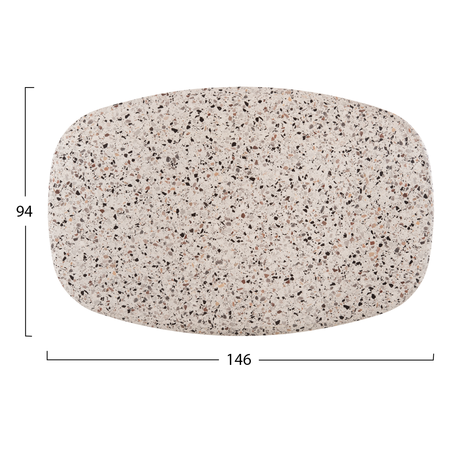 ΕΠΙΦΑΝΕΙΑ ΤΡΑΠΕΖΙΟΥ 5766 WERZALIT HM5916.16 TERRAZZO 146X94 εκ. - Image 2
