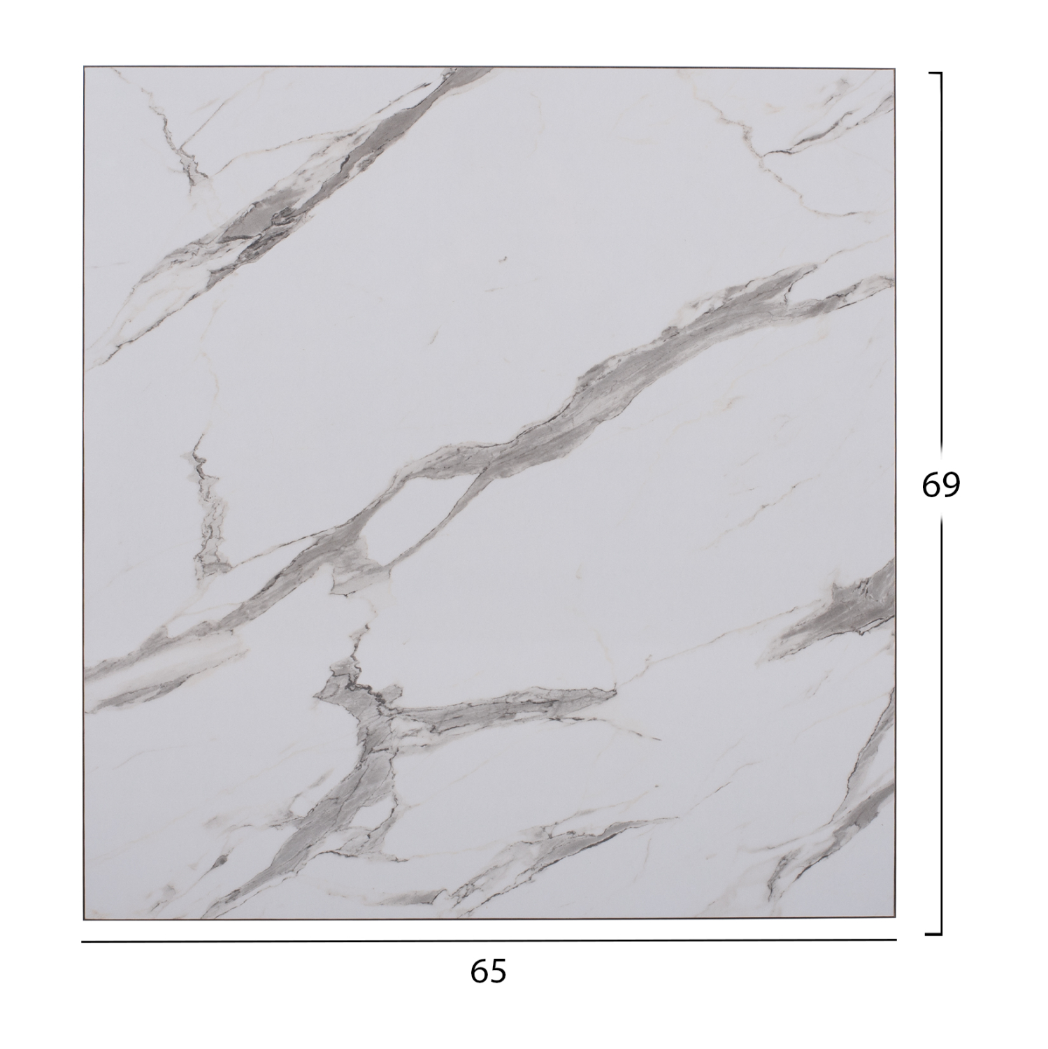 ΕΠΙΦΑΝΕΙΑ ΤΡΑΠΕΖΙΟΥ HPL MARBLE WHITE-GREY 5145 HM5827.11 65X69 - Image 2
