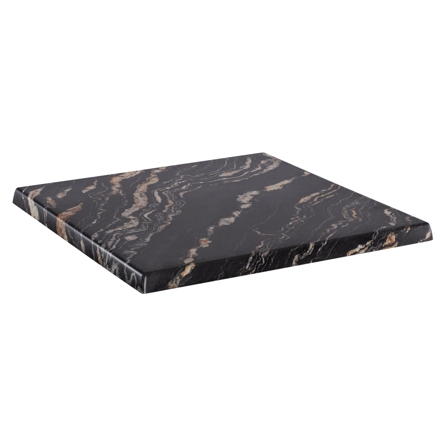 ΕΠΙΦΑΝΕΙΑ ΤΡΑΠΕΖΙΟΥ WERZALIT 70Χ70Χ3.5εκ.BLACK GOLD MARBLE HM5230.15 - Image 3