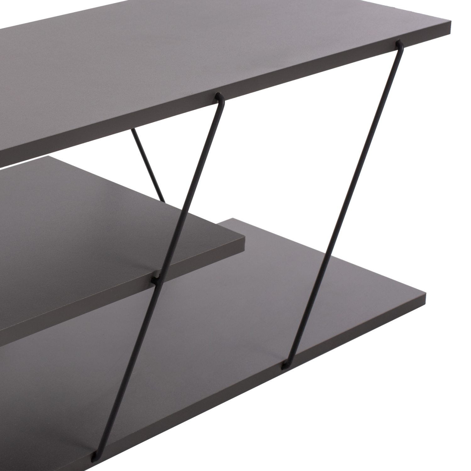 ΕΠΙΠΛΟ ΤΗΛΕΟΡΑΣΗΣ TARS HM8922.20 ΜΕΛΑΜΙΝΗ ΓΚΡΙ 120x32x33Yεκ. - Image 4