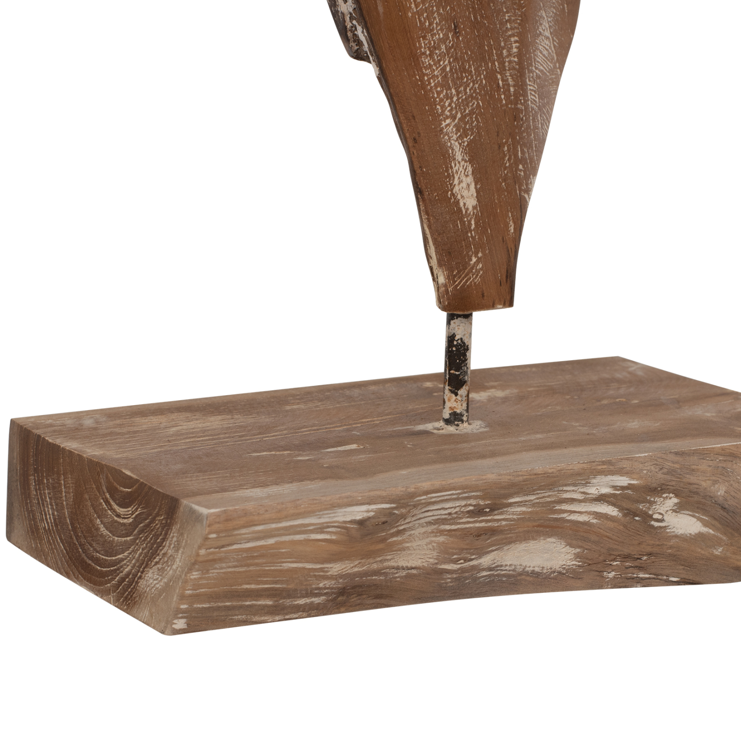 ΕΠΙΤΡΑΠΕΖΙΟ ΔΙΑΚΟΣΜΗΤΙΚΟ HM7715 ΑΠΟ ΜΑΣΙΦ ΞΥΛΟ ΤEAK WHITEWASH 41,5Χ15Χ63Y ΕΚ. - Image 6