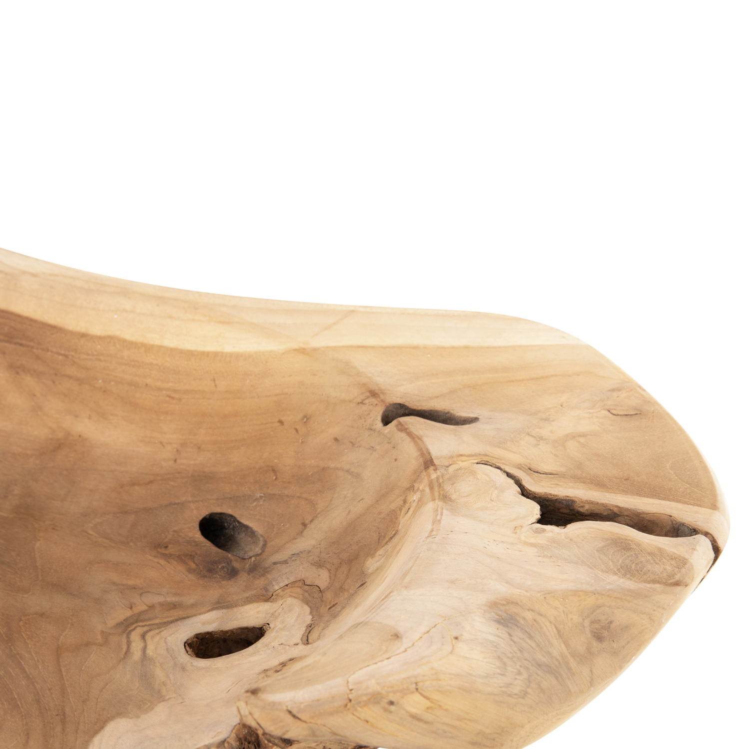 ΕΠΙΤΡΑΠΕΖΙΟ ΔΙΑΚΟΣΜΗΤΙΚΟ ΜΠΟΛ YOKI HM9795 ΞΥΛΟ ΤΕΑΚ ΣΕ ΦΥΣΙΚΟ Φ58x12Y εκ. - Image 4