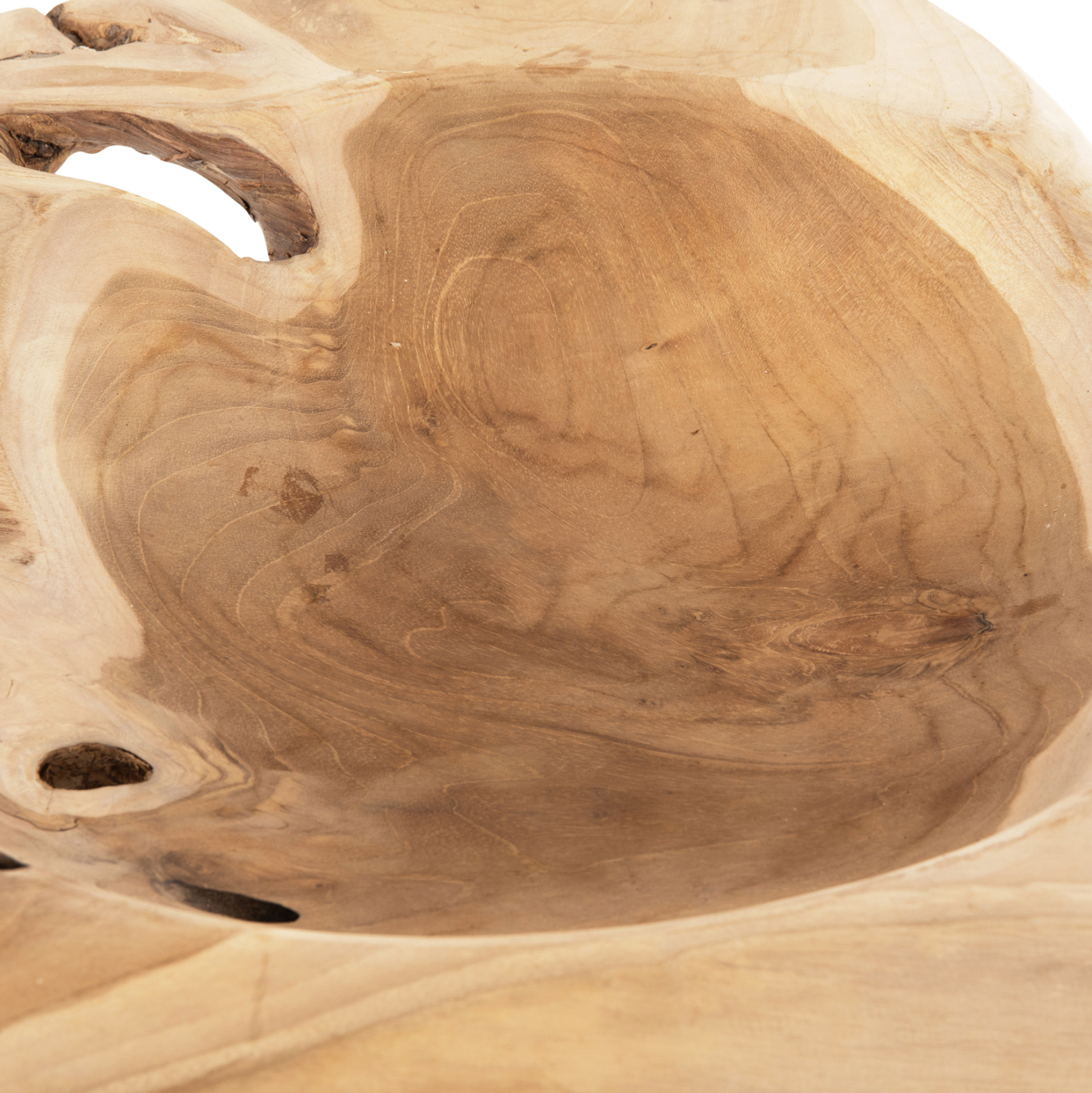 ΕΠΙΤΡΑΠΕΖΙΟ ΔΙΑΚΟΣΜΗΤΙΚΟ ΜΠΟΛ YOKI HM9795 ΞΥΛΟ ΤΕΑΚ ΣΕ ΦΥΣΙΚΟ Φ58x12Y εκ. - Image 5