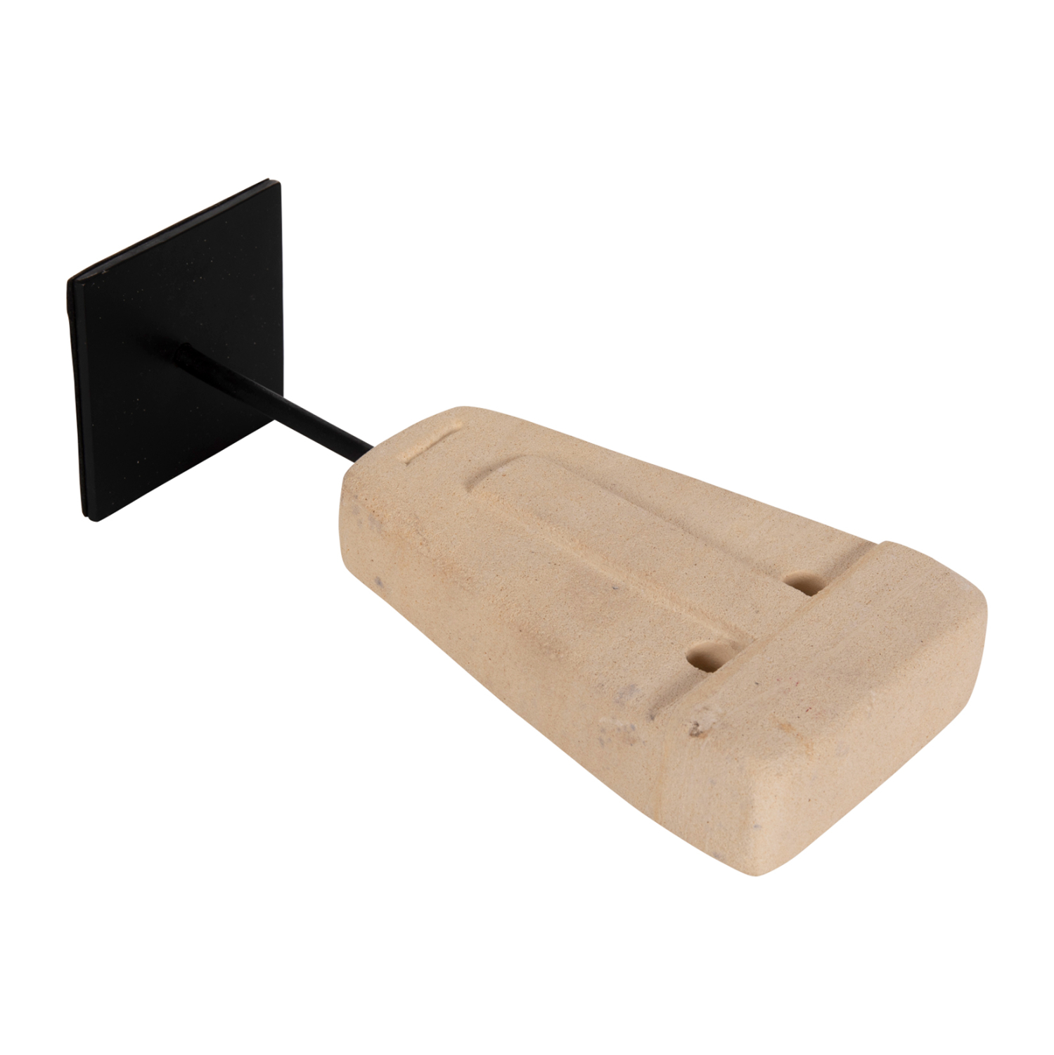 ΕΠΙΤΡΑΠΕΖΙΟ ΔΙΑΚΟΣΜΗΤΙΚΟ ΠΡΟΣΩΠΟ HM4312 PARAS STONE-ΜΑΥΡΟ ΜΕΤΑΛΛΙΚΟ STAND 9x3x22Yεκ. - Image 5