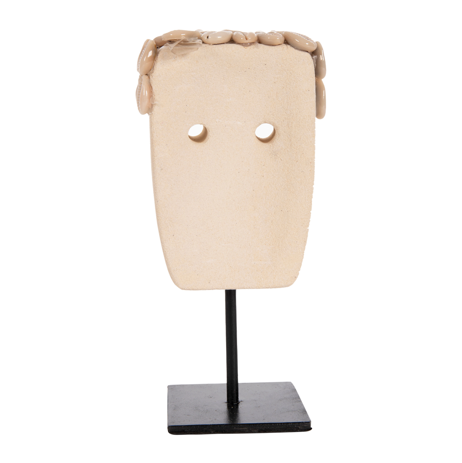 ΕΠΙΤΡΑΠΕΖΙΟ ΔΙΑΚΟΣΜΗΤΙΚΟ ΠΡΟΣΩΠΟ HM4313 PARAS STONE ΣΕ ΜΕΤΑΛΛΙΚΟ ΜΑΥΡΟ STAND 9x6x19Yεκ. - Image 4