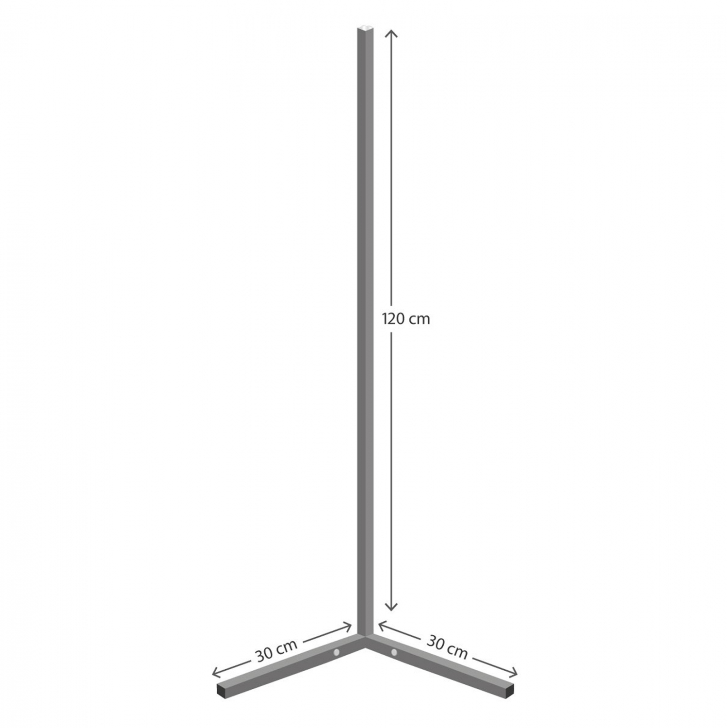 ΦΩΤΙΣΤΙΚΟ ΔΑΠΕΔΟΥ ΜΑΥΡΟ ΜΕ RGB LED & ΑΣΥΡΜΑΤΟ ΧΕΙΡΙΣΤΗΡΙΟ HM7309 30x30x120 εκ. - Image 3