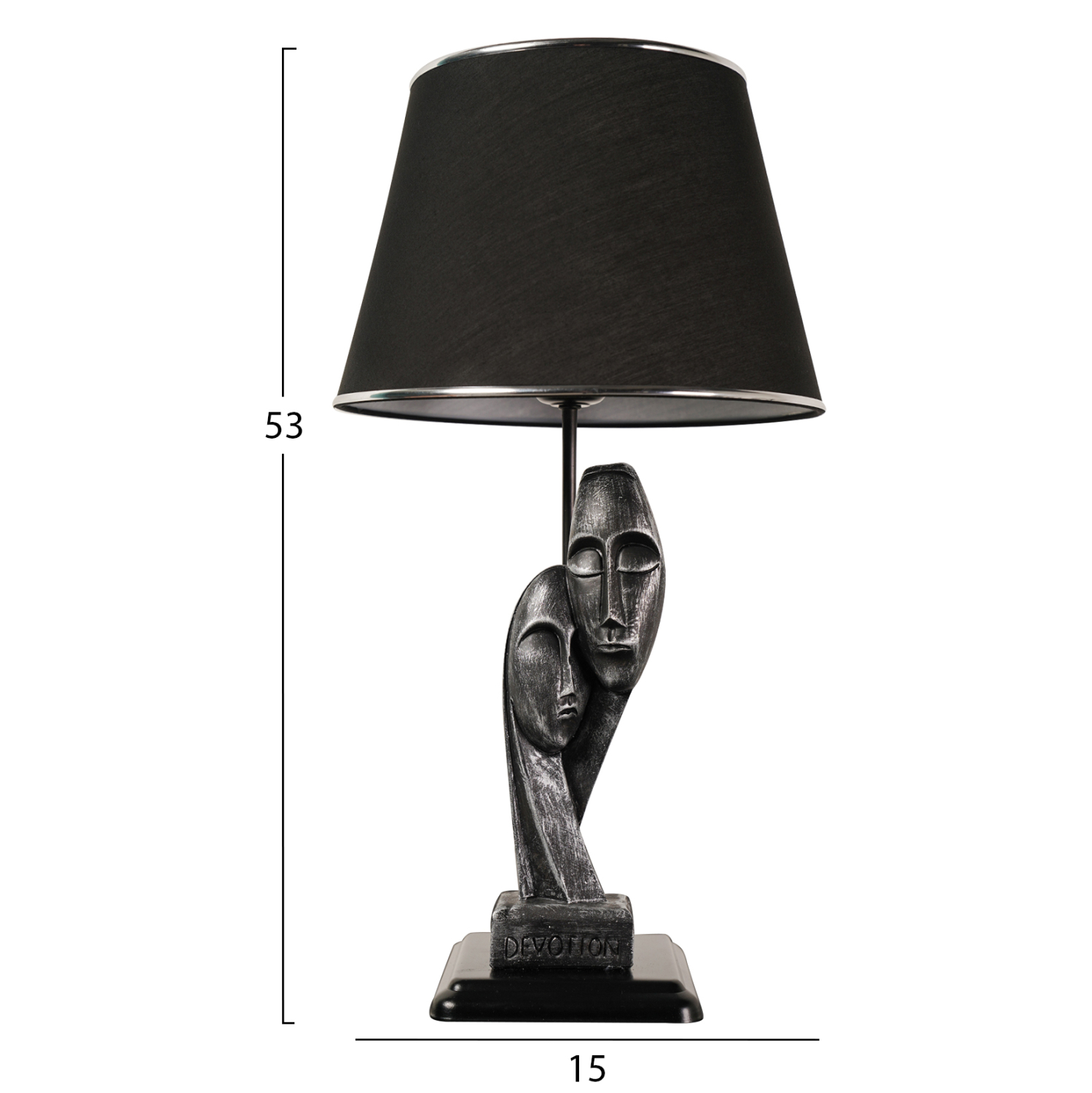 ΦΩΤΙΣΤΙΚΟ ΕΠΙΤΡΑΠΕΖΙΟ ΑΣΗΜΙ HM7478.02 15x53 εκ. - Image 2