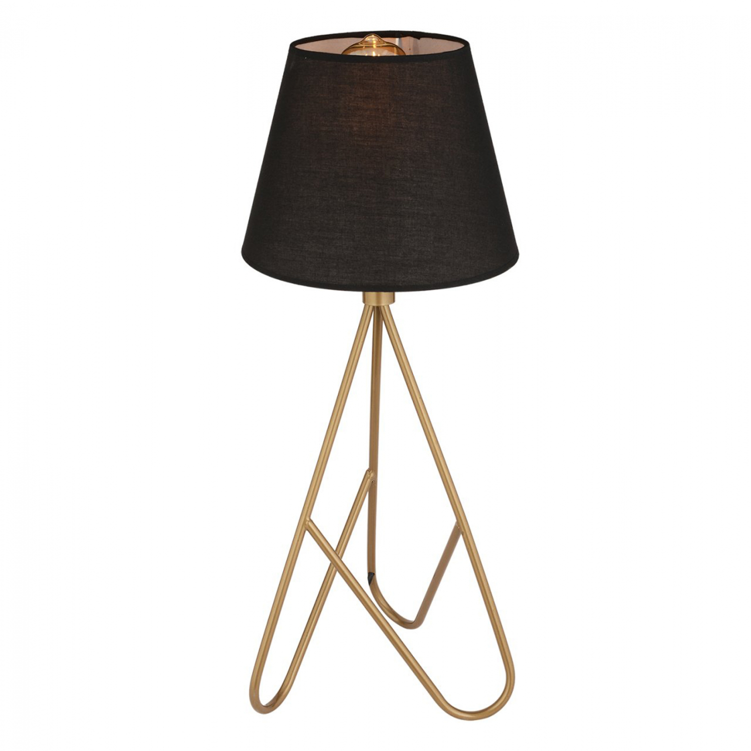 ΦΩΤΙΣΤΙΚΟ ΕΠΙΤΡΑΠΕΖΙΟ ΜΕΤΑΛΛΙΚΟ ΧΡΥΣΟ ΜΑΥΡΟ HM7567.02 24x60Υ εκ. - Image 3