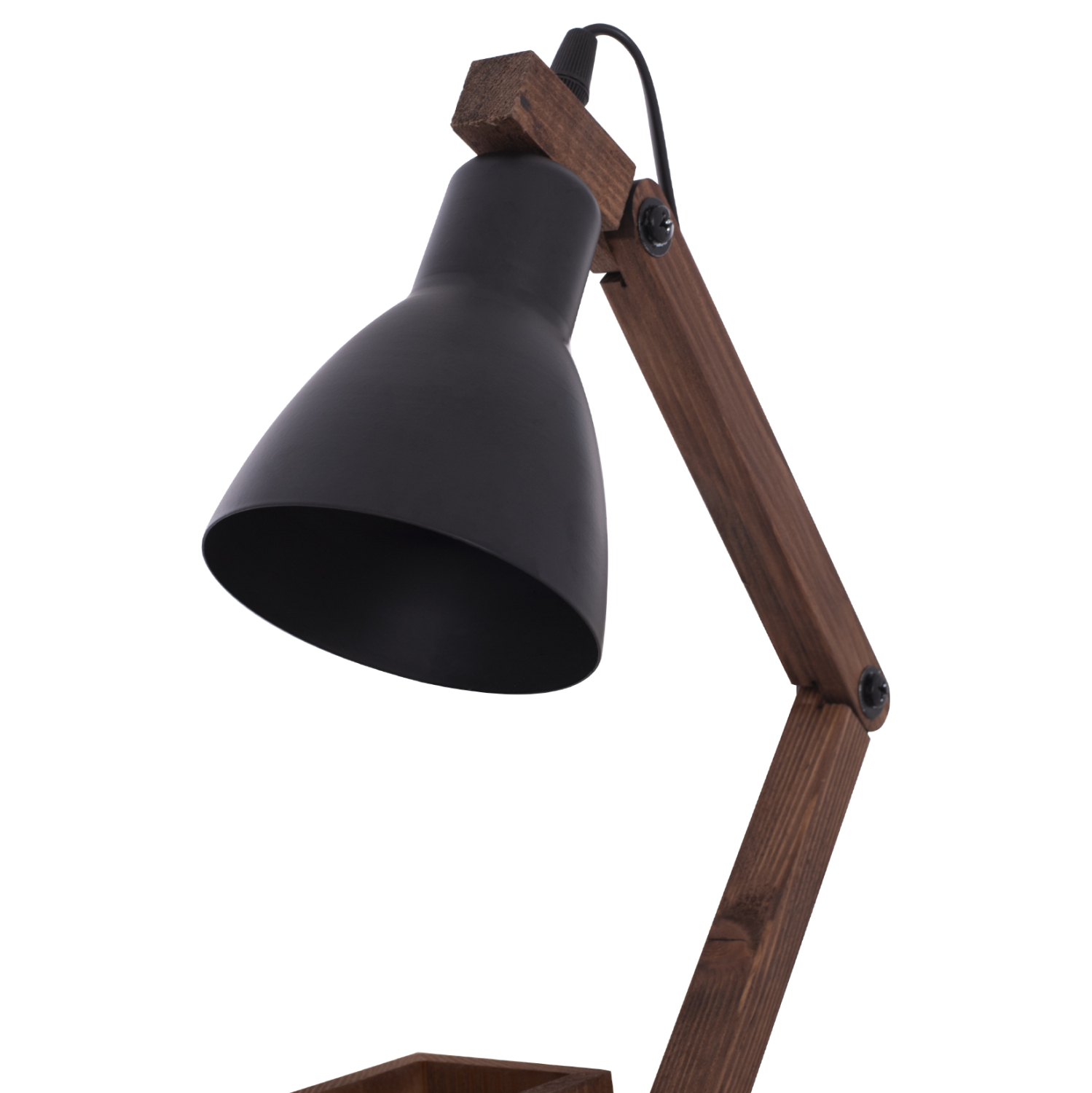 ΦΩΤΙΣΤΙΚΟ ΓΡΑΦΕΙΟΥ ΞΥΛΙΝΟ ΚΑΡΥΔΙ ΜΕ ΜΑΥΡΟ ΚΑΠΕΛΟ 23x35x50Υεκ.HM7702.01 - Image 3