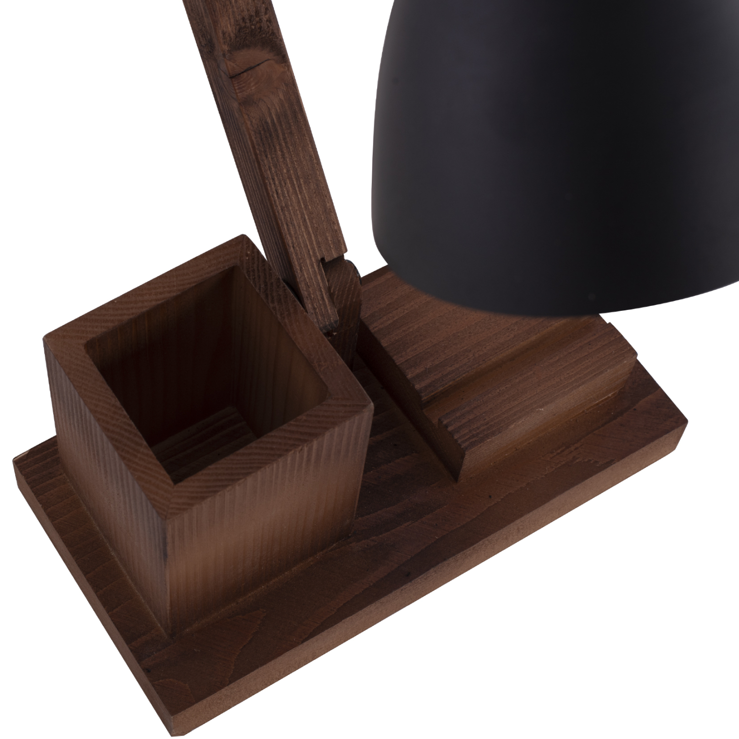 ΦΩΤΙΣΤΙΚΟ ΓΡΑΦΕΙΟΥ ΞΥΛΙΝΟ ΚΑΡΥΔΙ ΜΕ ΜΑΥΡΟ ΚΑΠΕΛΟ 23x35x50Υεκ.HM7702.01 - Image 5