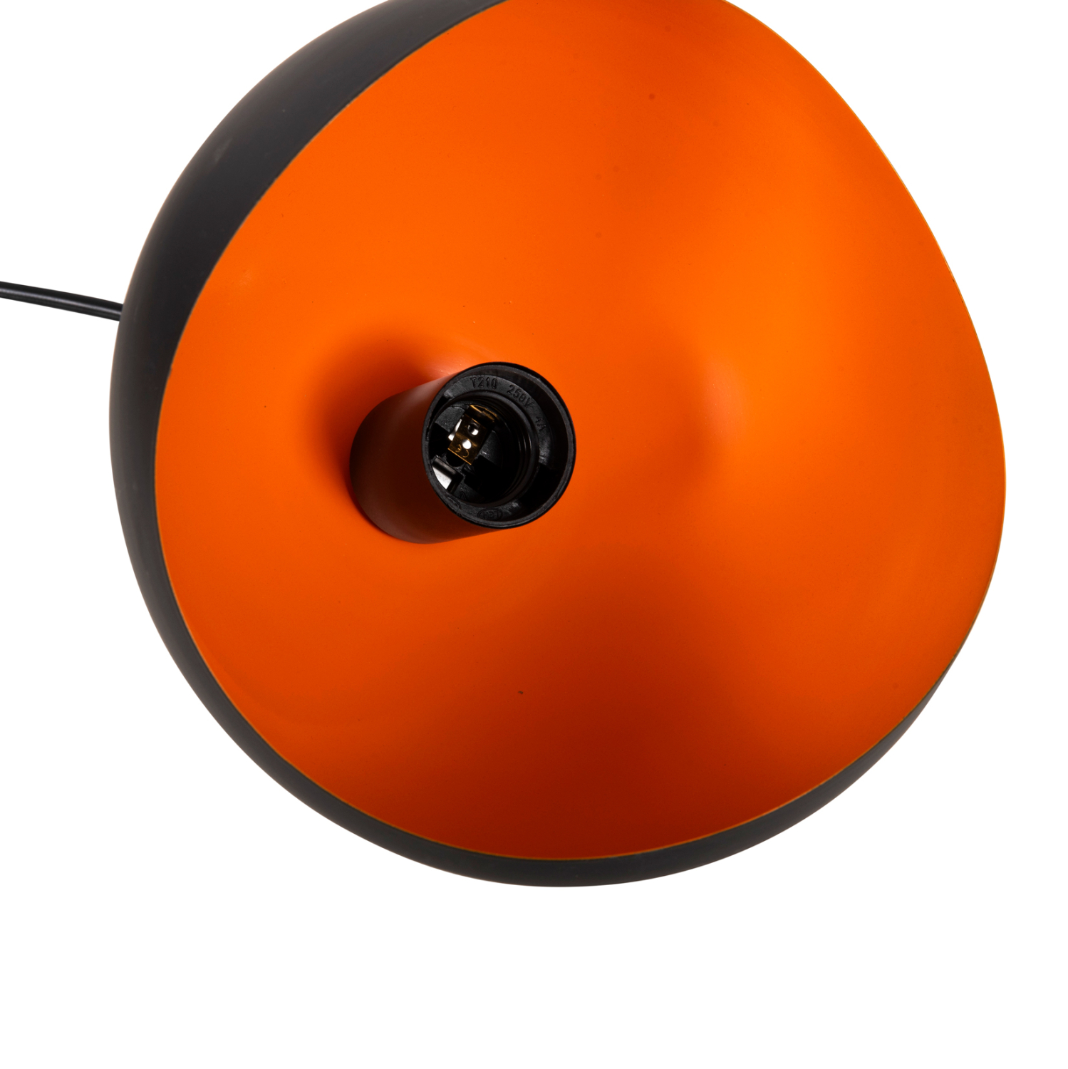 ΦΩΤΙΣΤΙΚΟ ΟΡΟΦΗΣ 3-ΦΩΤΟ HM4166.01 ΜΕΤΑΛΛΙΚΕΣ ΣΦΑΙΡΕΣ ΜΑΥΡΟ-ΠΟΡΤΟΚΑΛΙ Φ20x112Υ - Image 5