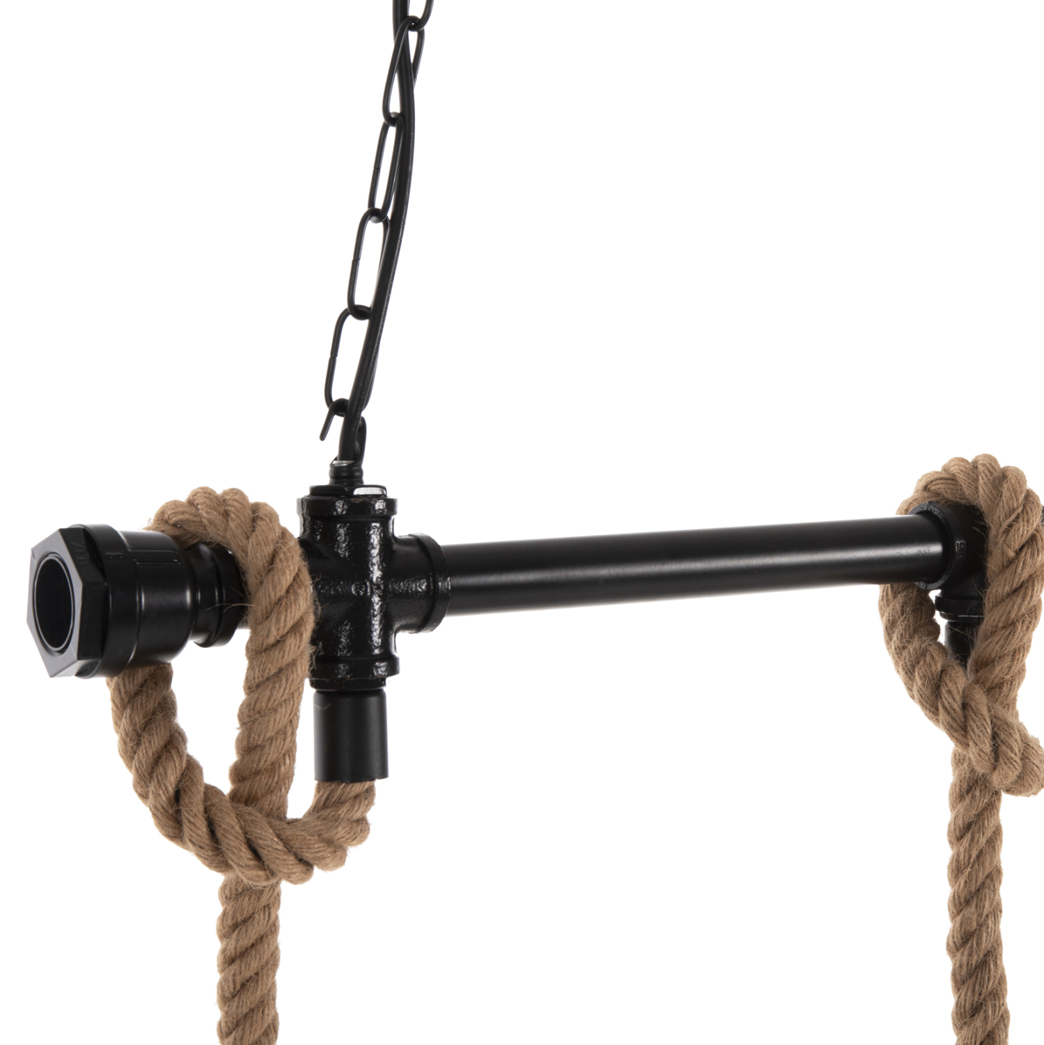 ΦΩΤΙΣΤΙΚΟ ΟΡΟΦΗΣ 3-ΦΩΤΟ ΚΡΕΜΑΣΤΟ HM4180 ΜΕΤΑΛΛΟ ΜΑΥΡΟ-ΣΧΟΙΝΙ ΦΥΣΙΚΟ 80x14,5x137Υεκ. - Image 4