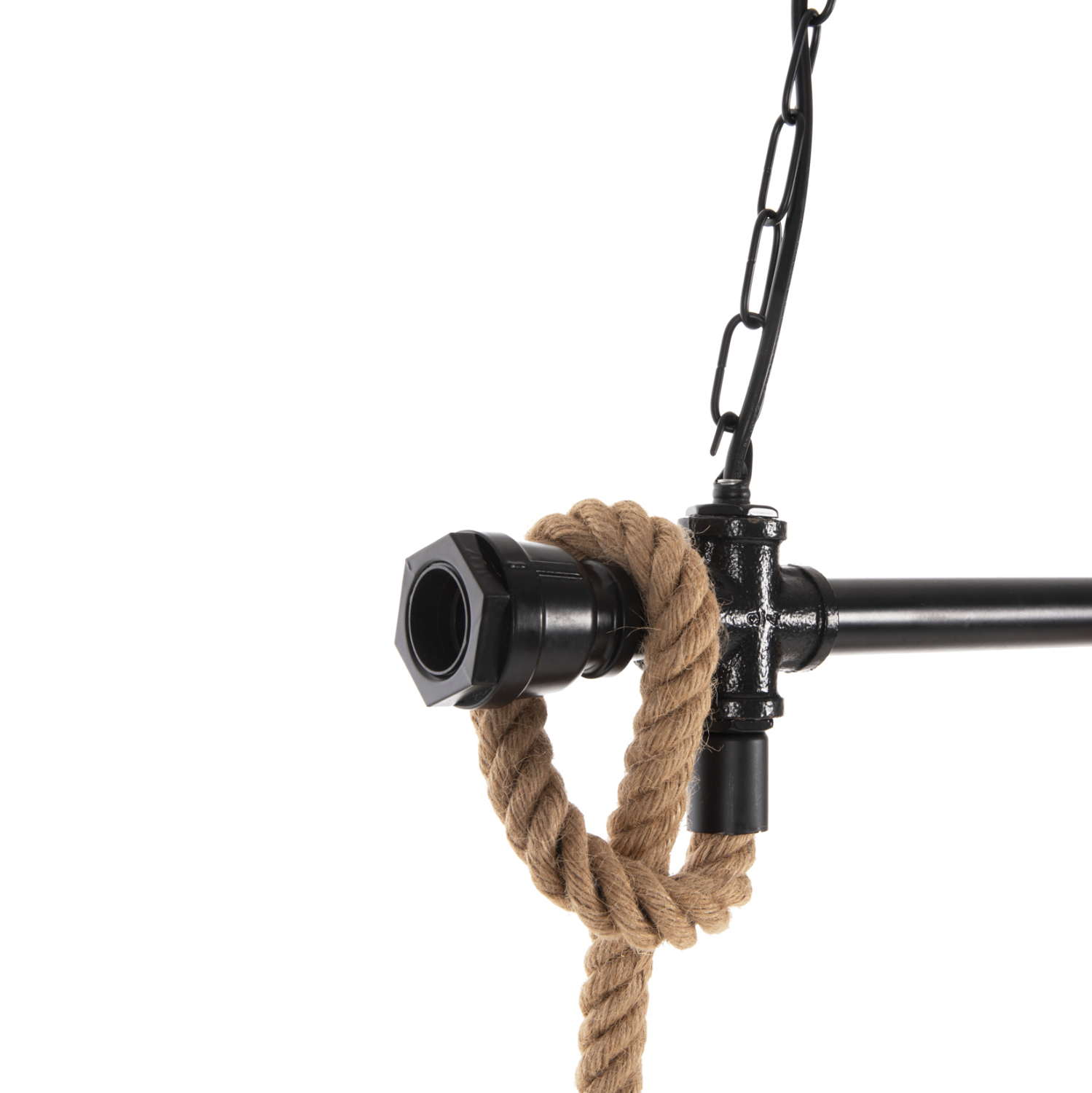 ΦΩΤΙΣΤΙΚΟ ΟΡΟΦΗΣ 3-ΦΩΤΟ ΚΡΕΜΑΣΤΟ HM4180 ΜΕΤΑΛΛΟ ΜΑΥΡΟ-ΣΧΟΙΝΙ ΦΥΣΙΚΟ 80x14,5x137Υεκ. - Image 5