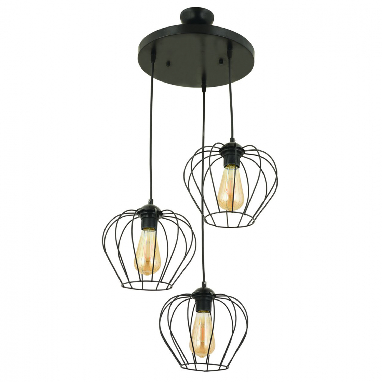 ΦΩΤΙΣΤΙΚΟ ΟΡΟΦΗΣ 3ΦΩΤΟ ΜΕΤΑΛΛΙΚΟ ΜΑΥΡΟ HM7564.01 40x80Υ εκ. - Image 3