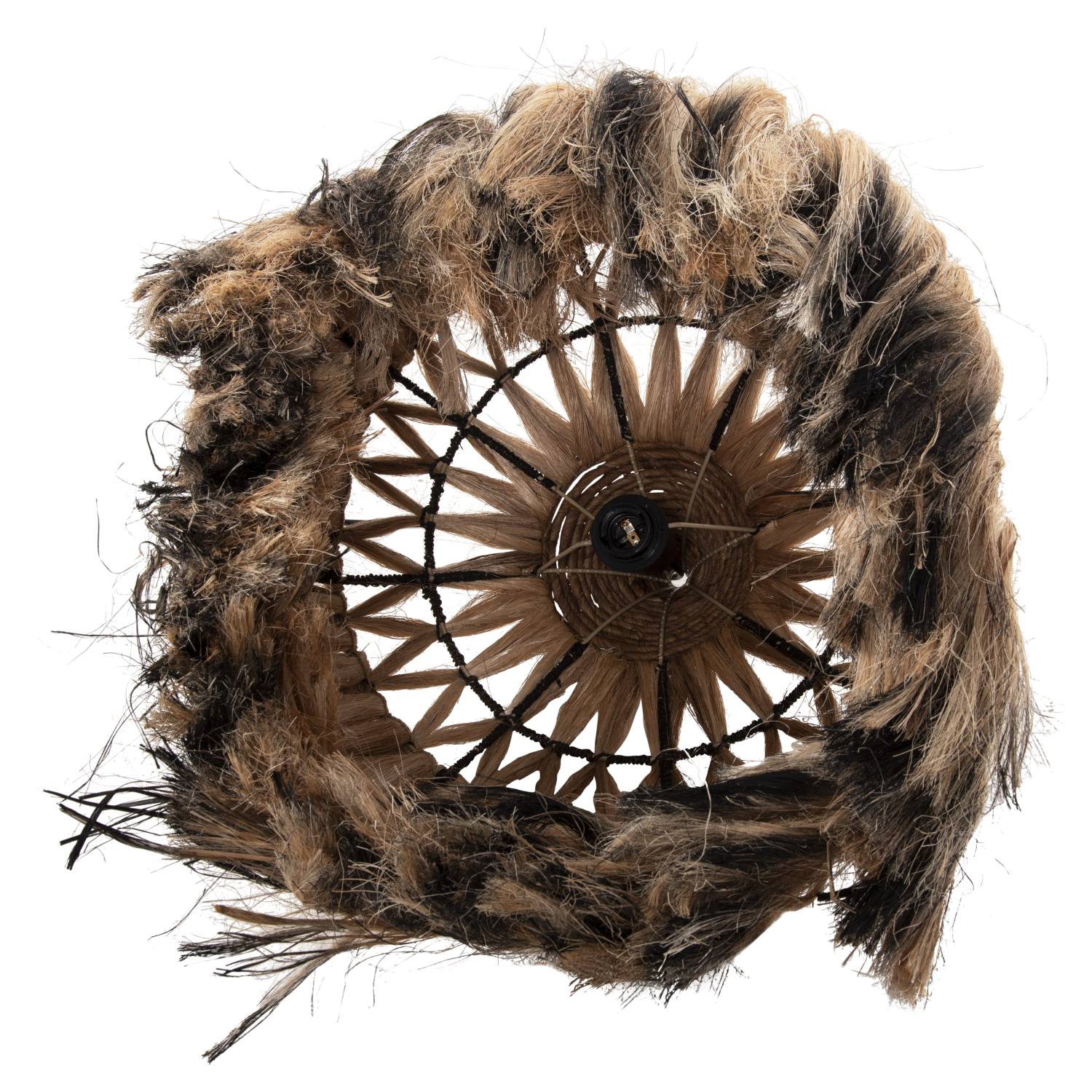 ΦΩΤΙΣΤΙΚΟ ΟΡΟΦΗΣ ΑΠΟ ΙΝΕΣ ΑΜΠΑΚΑ ΣΕ ΦΥΣΙΚΟ ΚΑΙ ΜΑΥΡΟ ΧΡΩΜΑ Φ52x52-120Yεκ.HM7761 - Image 4