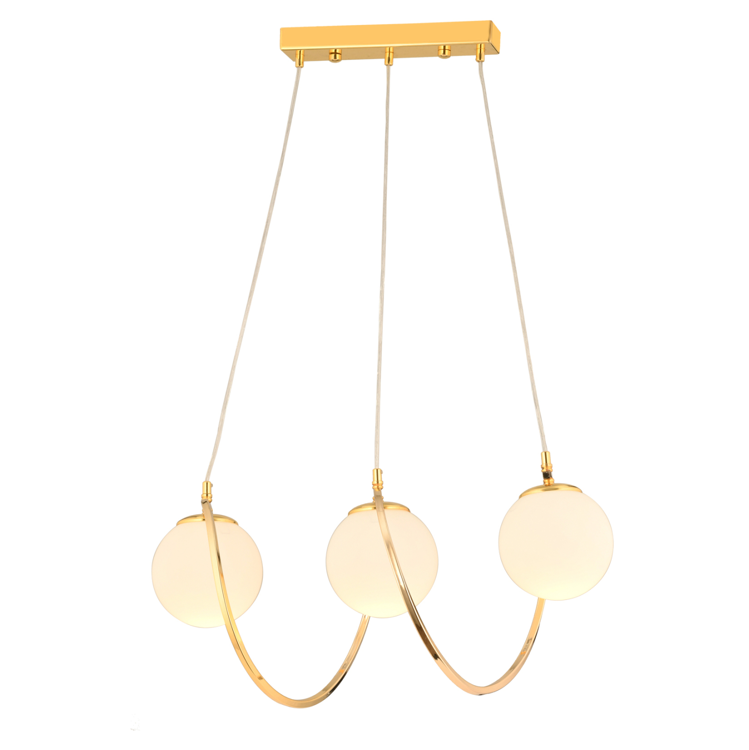 ΦΩΤΙΣΤΙΚΟ ΟΡΟΦΗΣ ΧΡΥΣΟ 3ΦΩΤΟ HM7384.02 60x85cm - Image 3