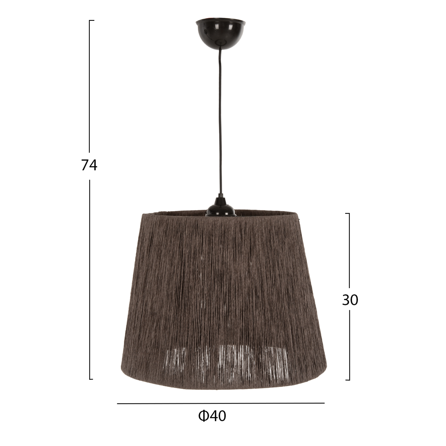 ΦΩΤΙΣΤΙΚΟ ΟΡΟΦΗΣ ΕΣΩΤΕΡΙΚΟΥ ΧΩΡΟΥ HM7947.01 ΜΕ ΚΑΦΕ ΚΑΠΕΛΟ Φ30-40x77Yεκ. - Image 2