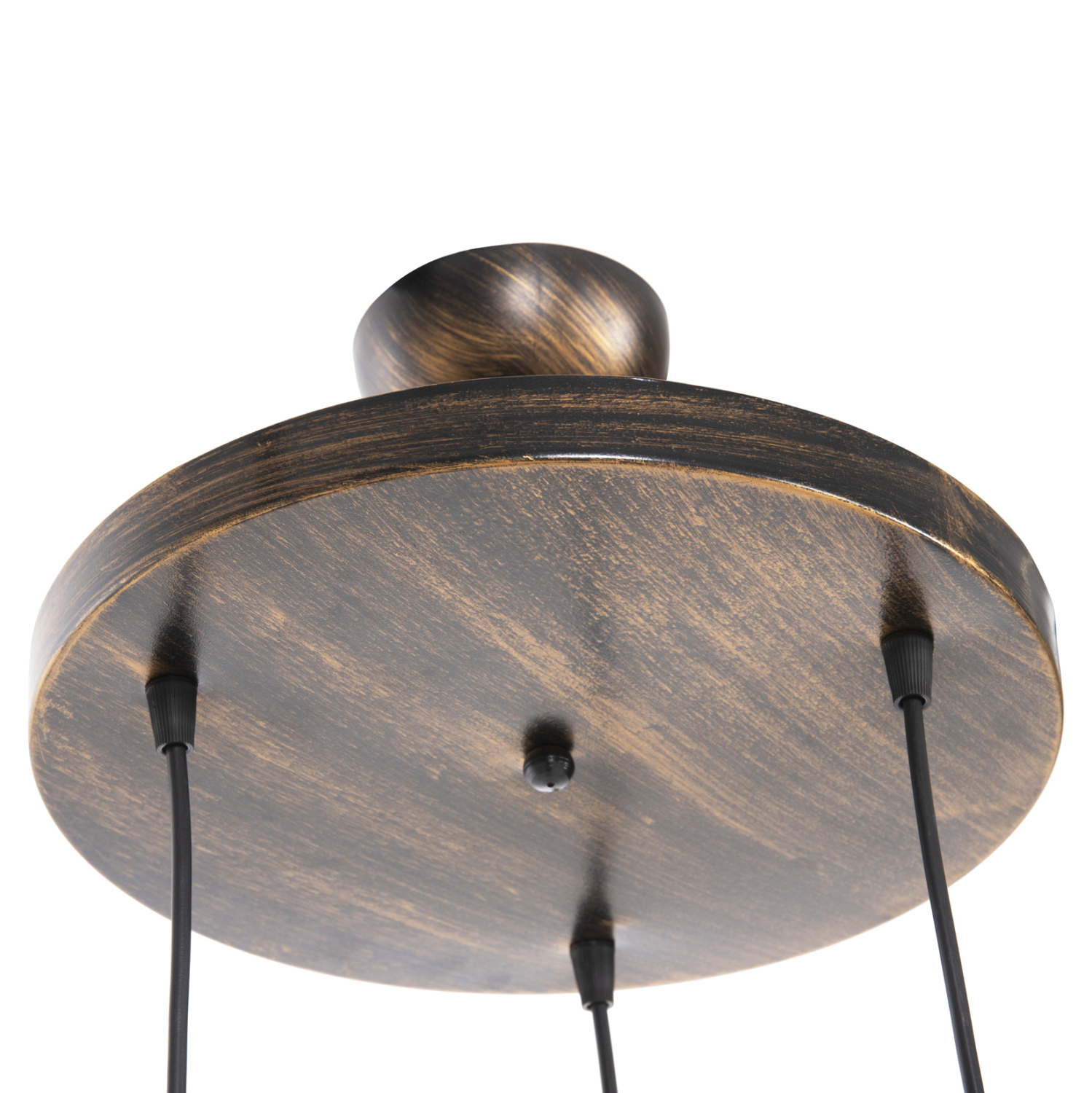 ΦΩΤΙΣΤΙΚΟ ΟΡΟΦΗΣ ΕΣΩΤΕΡΙΚΟΥ ΧΩΡΟΥ ΚΡΕΜΑΣΤΟ HM7359.01 ΑΠΟ ΜΕΤΑΛΛΟ & ΣΧΟΙΝΙ ΣΚΟΥΡΟ ΜΠΕΖ 32x32x80Υ εκ. - Image 4