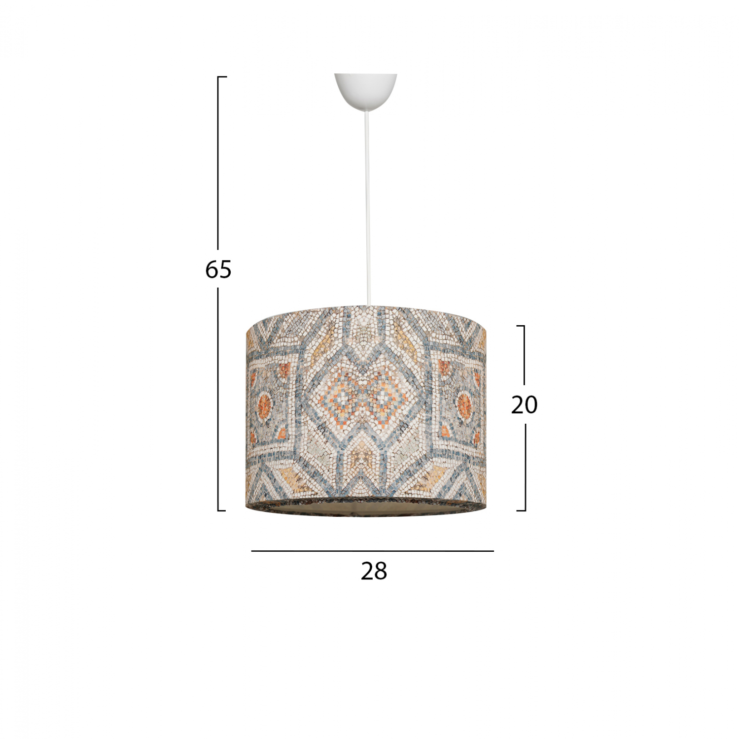 ΦΩΤΙΣΤΙΚΟ ΟΡΟΦΗΣ HM7497 28x65 εκ. - Image 2