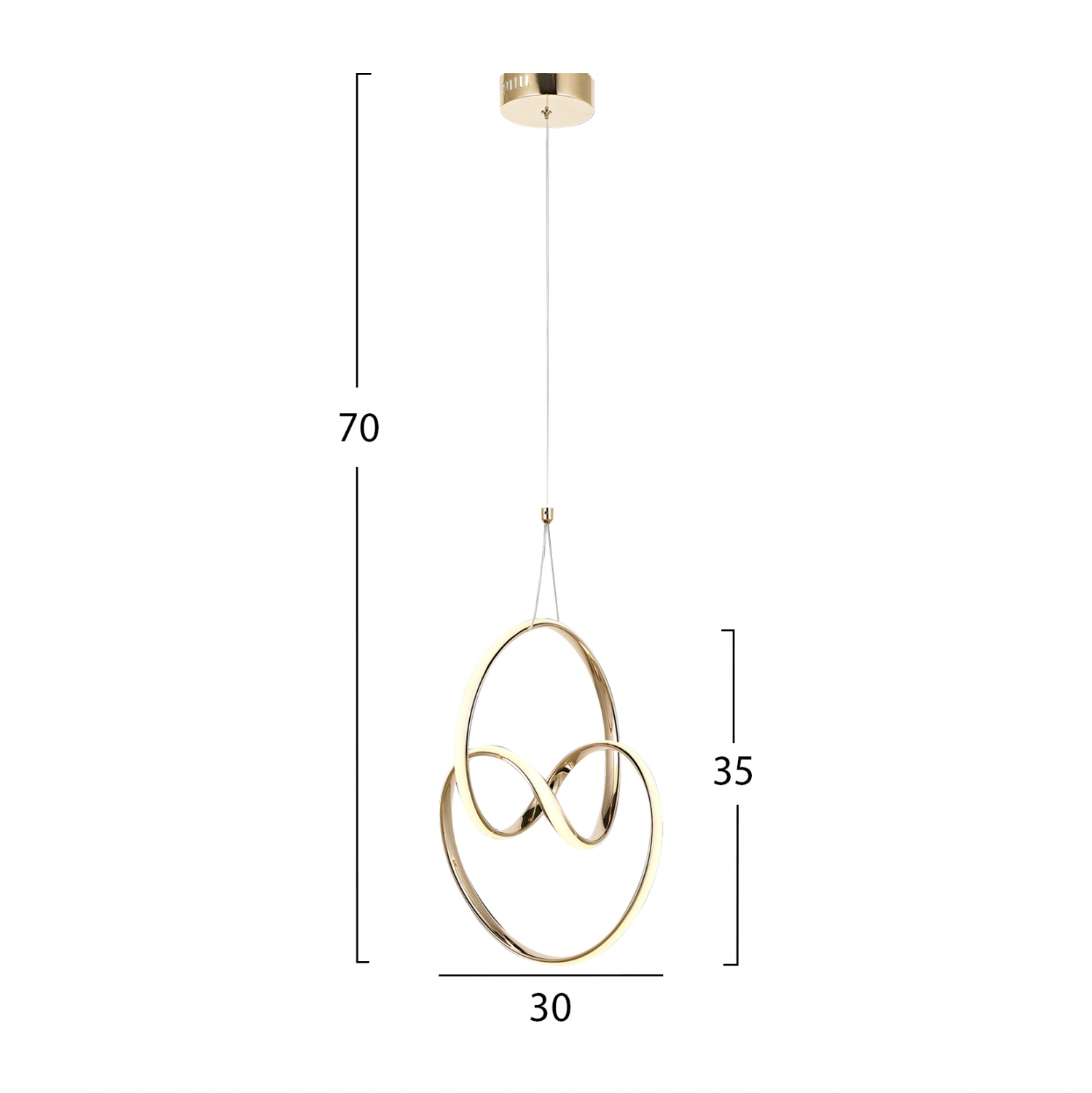 ΦΩΤΙΣΤΙΚΟ ΟΡΟΦΗΣ HM7509.02 30x30x70 εκ. - Image 2