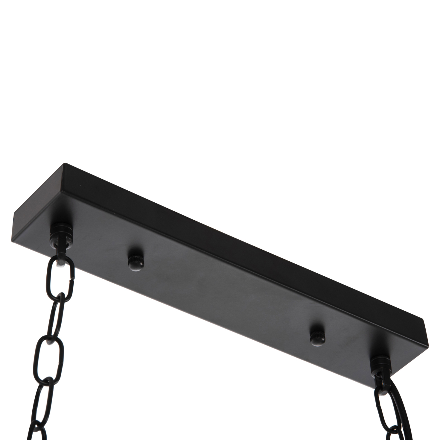 ΦΩΤΙΣΤΙΚΟ ΟΡΟΦΗΣ ΚΡΕΜΑΣΤΟ 6-ΦΩΤΟ HM4118 ΞΥΛΙΝΟ ΨΑΡΙ-ΜΑΥΡΟ ΜΕΤΑΛΛΟ-ΓΥΑΛΙ 95x35x116Υεκ - Image 8