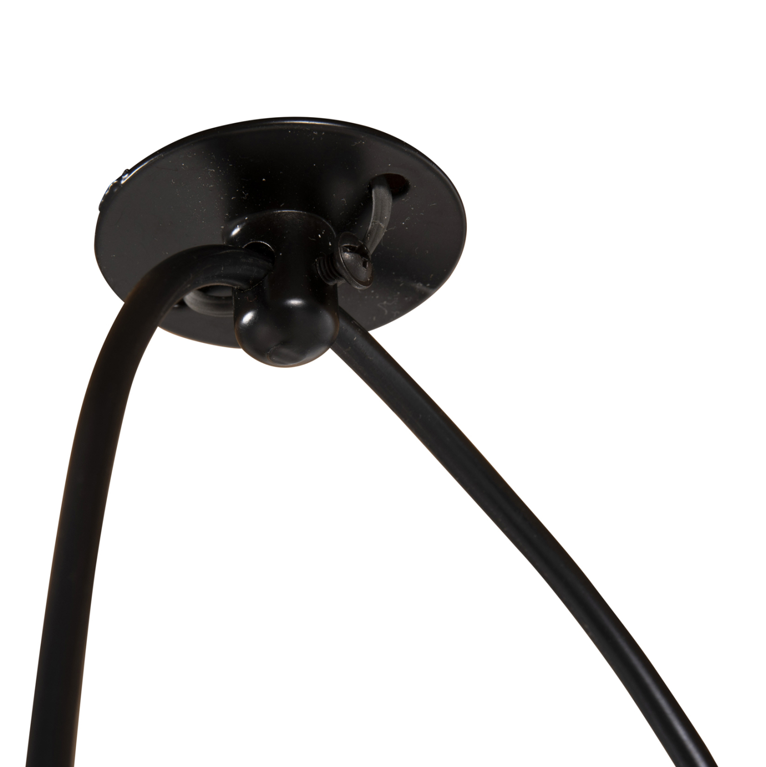 ΦΩΤΙΣΤΙΚΟ ΟΡΟΦΗΣ ΚΡΕΜΑΣΤΟ 6-ΦΩΤΟ HM4175 ΜΑΥΡΟ ΜΕΤΑΛΛΙΚΟ-ΜΑΥΡΑ ΚΑΛΩΔΙΑ Φ100x180Υ - Image 6