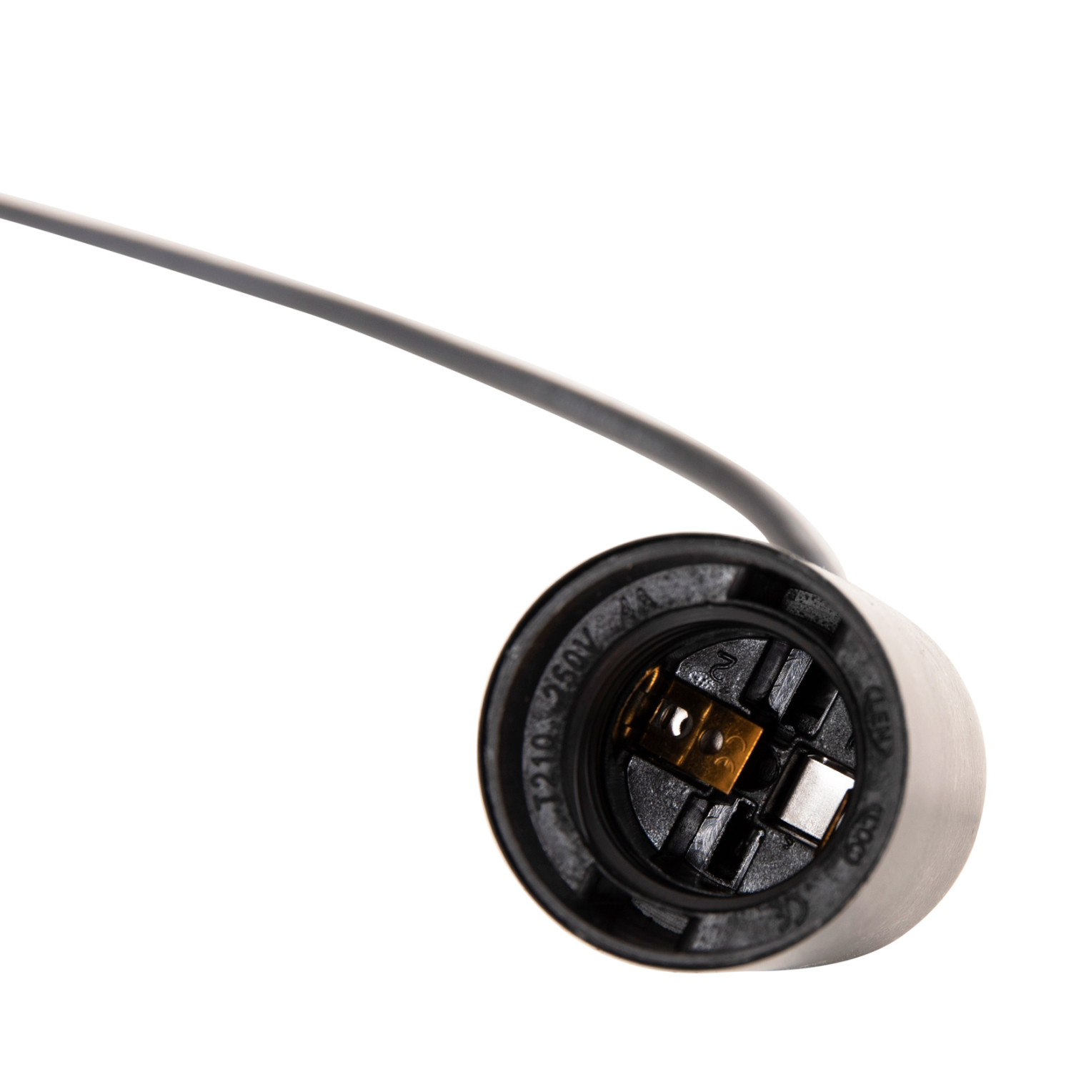 ΦΩΤΙΣΤΙΚΟ ΟΡΟΦΗΣ ΚΡΕΜΑΣΤΟ 8-ΦΩΤΟ HM4176 ΜΑΥΡΟ ΜΕΤΑΛΛΙΚΟ-ΜΑΥΡΑ ΚΑΛΩΔΙΑ Φ100x180Υ - Image 4