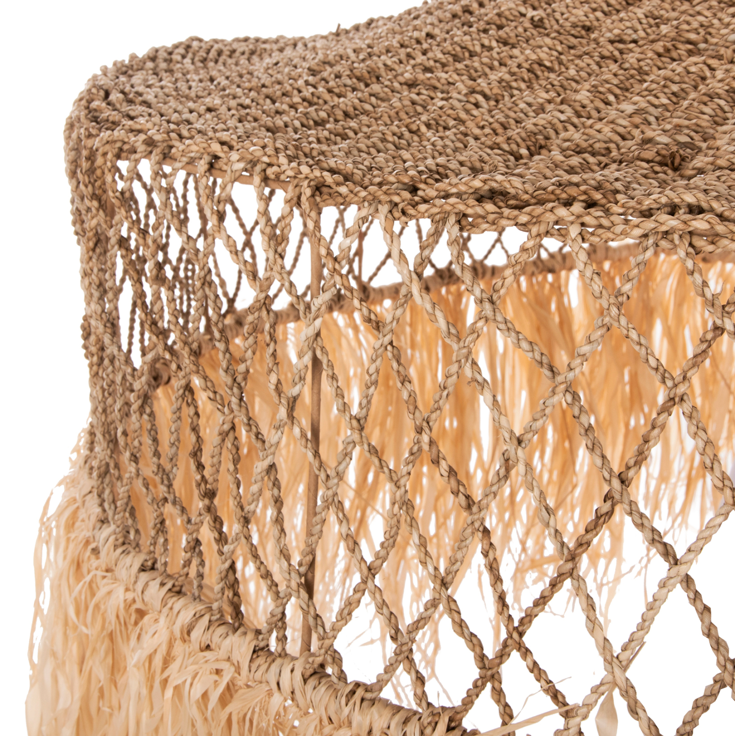 ΦΩΤΙΣΤΙΚΟ ΟΡΟΦΗΣ ΚΡΕΜΑΣΤΟ HM4031 ΙΝΕΣ ΦΟΙΝΙΚΑ & SEAGRASS ΚΡΟΣΙΑ- ΦΥΣΙΚΟ Φ123x65Yεκ. - Image 3