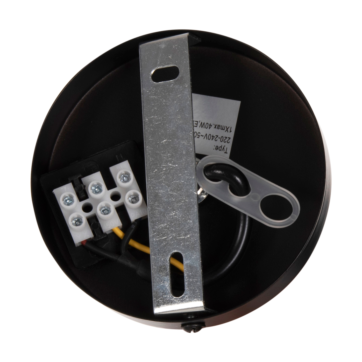 ΦΩΤΙΣΤΙΚΟ ΟΡΟΦΗΣ ΚΡΕΜΑΣΤΟ HM4044 ΣΧΟΙΝΙ 1m ΠΑΧΟΥΣ 2cm ΚΑΛΥΜΜΕΝΟ ΝΤΟΥΙ Ε27 - Image 6