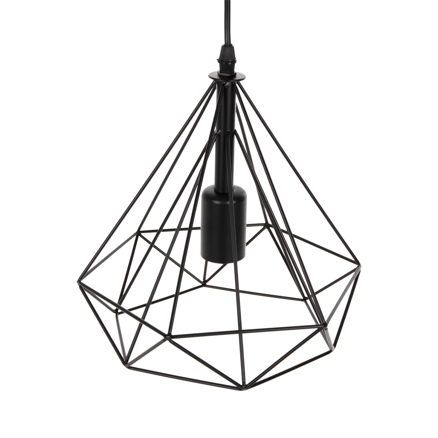 ΦΩΤΙΣΤΙΚΟ ΟΡΟΦΗΣ ΚΡΕΜΑΣΤΟ HM4063 ΜΑΥΡΟ ΜΕΤΑΛΛΙΚΟ ΚΑΠΕΛΟ 25x22x123Υεκ. - Image 3