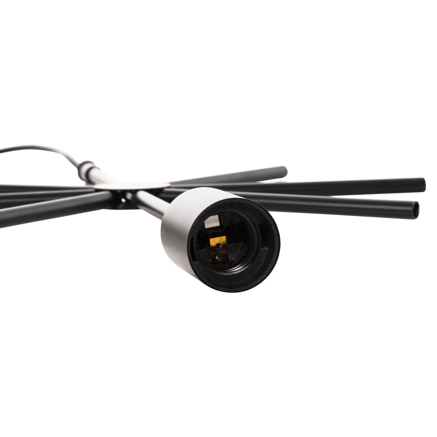 ΦΩΤΙΣΤΙΚΟ ΟΡΟΦΗΣ ΚΡΕΜΑΣΤΟ HM4098 ΜΑΥΡΟ ΜΕΤΑΛΛΟ ΑΣΤΕΡΙ 34x40x106Υεκ. - Image 4