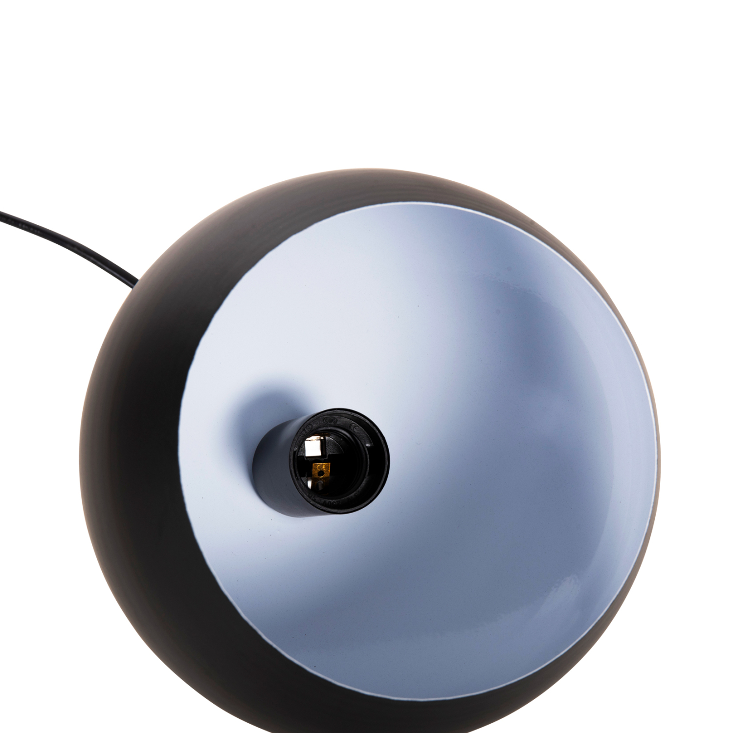 ΦΩΤΙΣΤΙΚΟ ΟΡΟΦΗΣ ΚΡΕΜΑΣΤΟ HM4107 ΜΑΥΡΟ ΜΕΤΑΛΛΙΚΟ ΚΑΠΕΛΟ 19x19x115Υ εκ. - Image 5