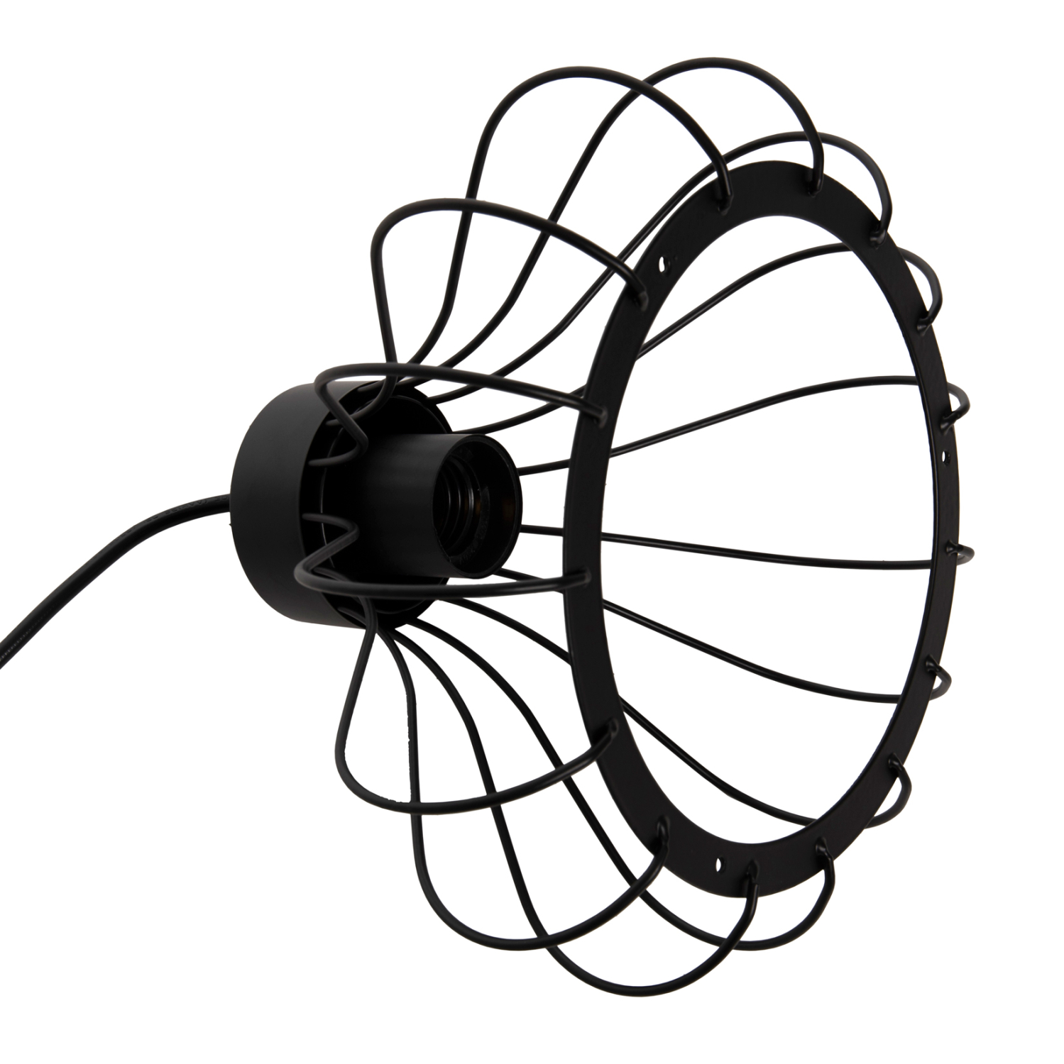 ΦΩΤΙΣΤΙΚΟ ΟΡΟΦΗΣ ΚΡΕΜΑΣΤΟ HM4114 ΜΑΥΡΟ ΜΕΤΑΛΛΙΚΟ ΣΦΑΙΡΙΚΟ ΚΑΠΕΛΟ Φ23x122Yεκ. - Image 4