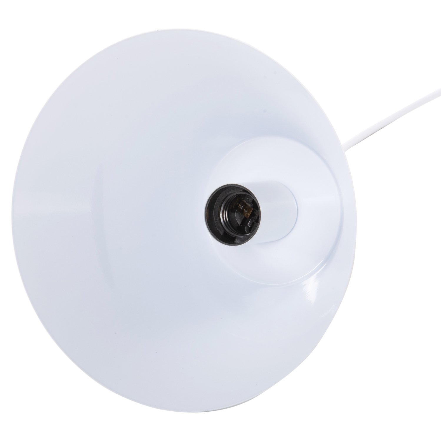 ΦΩΤΙΣΤΙΚΟ ΟΡΟΦΗΣ ΚΡΕΜΑΣΤΟ HM4149 ΛΕΥΚΟ ΜΕΤΑΛΛΙΚΟ ΚΑΠΕΛΟ-ΞΥΛΟ Φ22x115Υ εκ. - Image 5