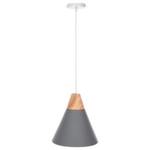 ΦΩΤΙΣΤΙΚΟ ΟΡΟΦΗΣ ΚΡΕΜΑΣΤΟ HM4150 ΓΚΡΙ ΜΕΤΑΛΛΙΚΟ ΚΑΠΕΛΟ Φ21,5x115Υ εκ.