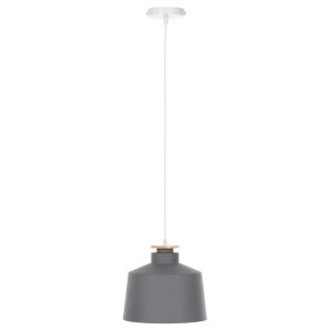 ΦΩΤΙΣΤΙΚΟ ΟΡΟΦΗΣ ΚΡΕΜΑΣΤΟ HM4158.03 ΓΚΡΙ ΚΑΠΕΛΟ ΑΛΟΥΜΙΝΙΟΥ Φ30x123,5Υεκ