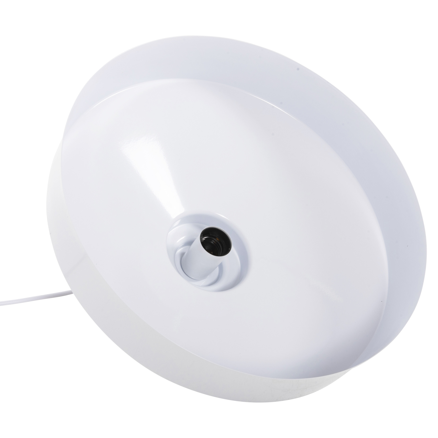 ΦΩΤΙΣΤΙΚΟ ΟΡΟΦΗΣ ΚΡΕΜΑΣΤΟ HM4159.02 ΛΕΥΚΟ ΜΕΤΑΛΛΙΚΟ ΚΑΠΕΛΟ Φ40x116Υεκ - Image 5