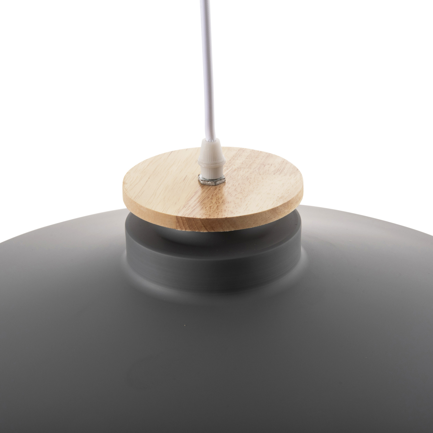 ΦΩΤΙΣΤΙΚΟ ΟΡΟΦΗΣ ΚΡΕΜΑΣΤΟ HM4159.03 ΓΚΡΙ ΜΕΤΑΛΛΙΚΟ ΚΑΠΕΛΟ Φ40x116Υεκ - Image 3