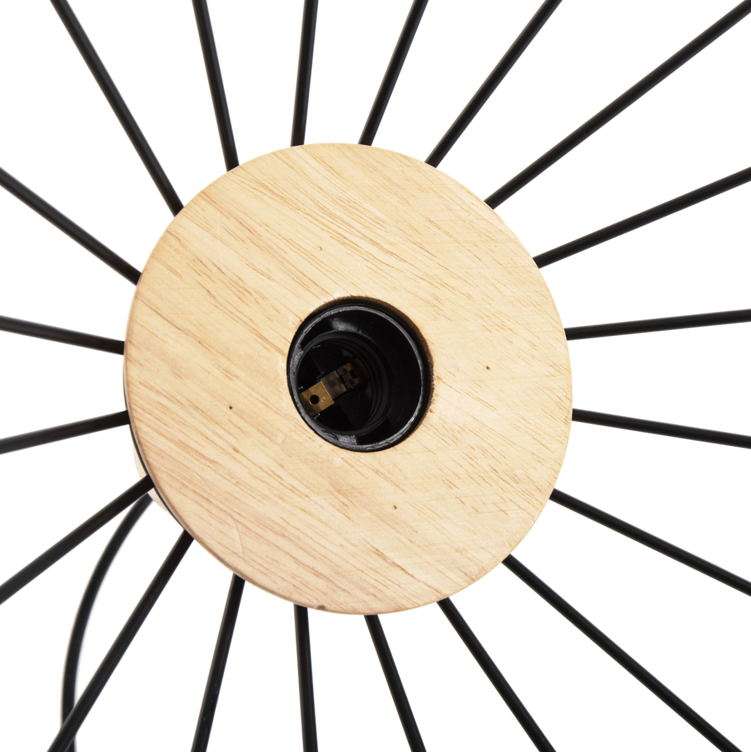 ΦΩΤΙΣΤΙΚΟ ΟΡΟΦΗΣ ΚΡΕΜΑΣΤΟ HM4160 ΜΑΥΡΟ ΜΕΤΑΛΛΟ-ΞΥΛΟ Φ39x117Υεκ - Image 5