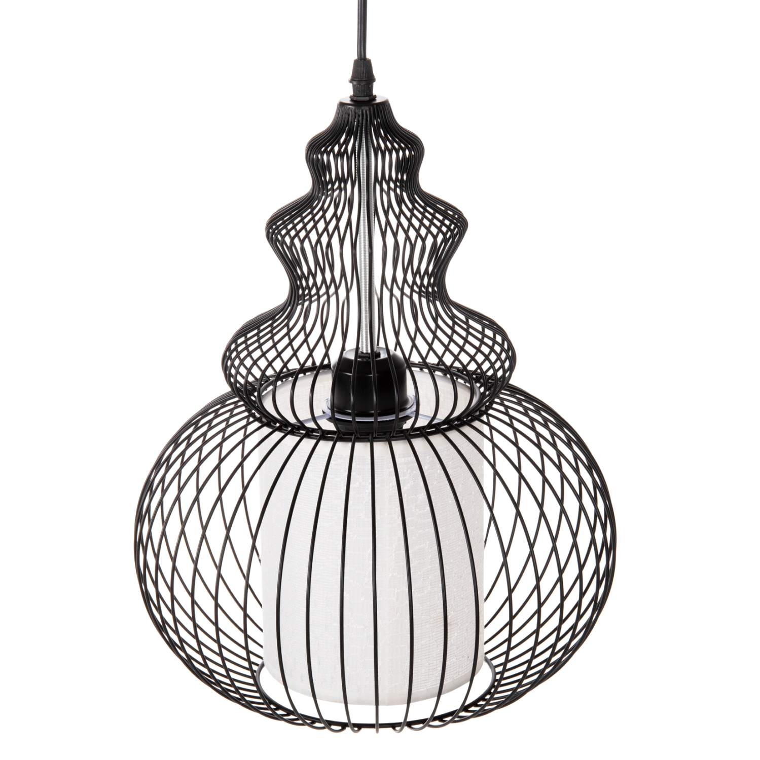 ΦΩΤΙΣΤΙΚΟ ΟΡΟΦΗΣ ΚΡΕΜΑΣΤΟ HM4183 ΜΑΥΡΟ ΜΕΤΑΛΛΟ 30,5x30,5x125Υεκ. - Image 3