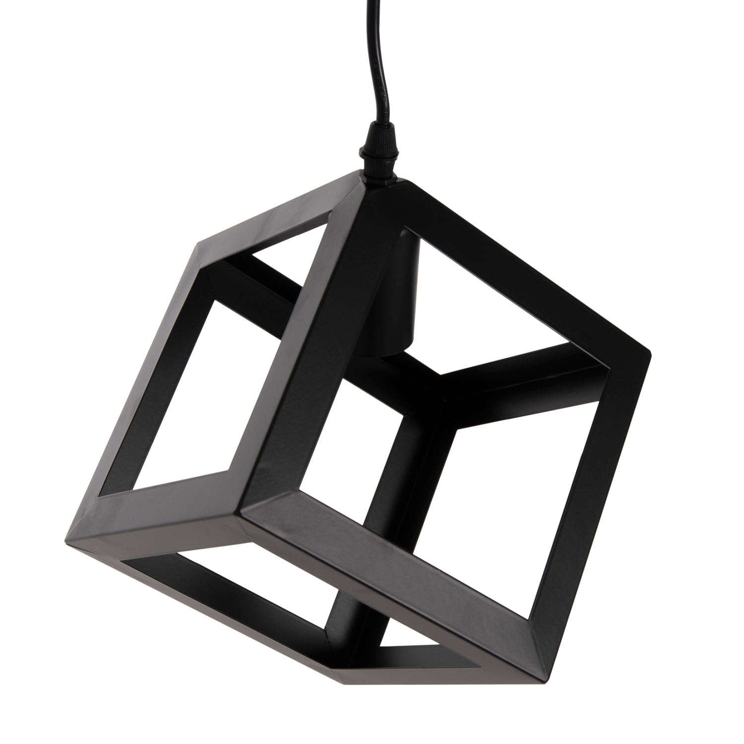 ΦΩΤΙΣΤΙΚΟ ΟΡΟΦΗΣ ΚΡΕΜΑΣΤΟ HM4192 ΜΑΥΡΟΣ ΜΕΤΑΛΛΙΚΟΣ ΚΥΒΟΣ 16x16x132Υεκ. - Image 3