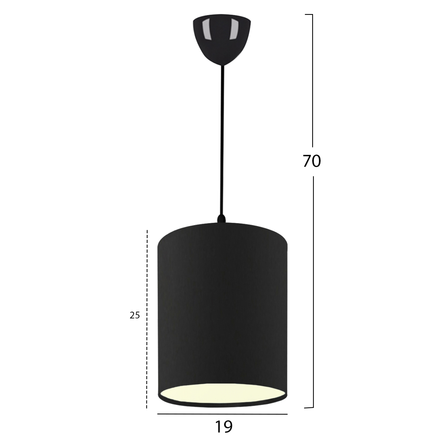 ΦΩΤΙΣΤΙΚΟ ΟΡΟΦΗΣ ΜΑΥΡΟ HM7623.02 - Image 2