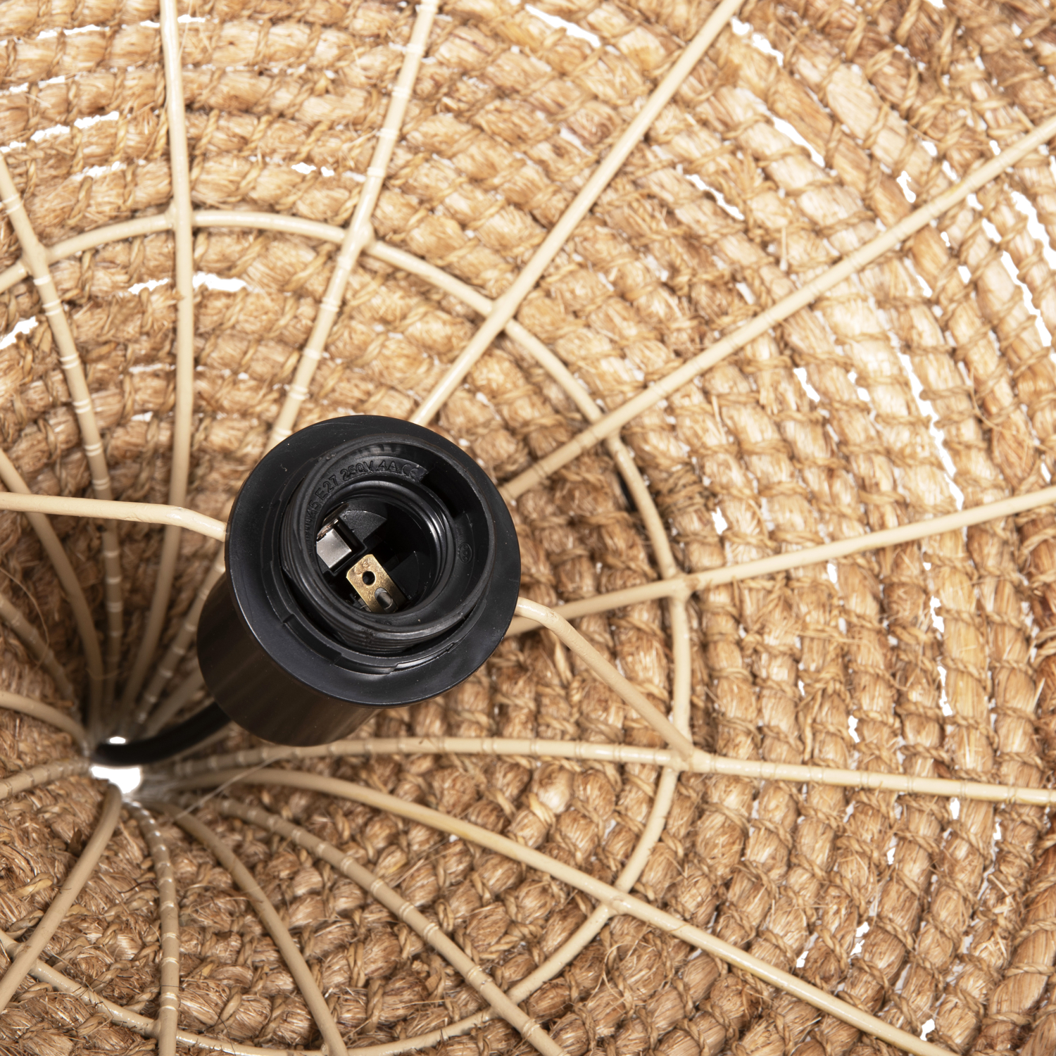 ΦΩΤΙΣΤΙΚΟ ΟΡΟΦΗΣ ME ΚΑΠΕΛΟ ΑΠΟ ΙΝΕΣ ΑΜΠΑΚΑ ΣΕ ΦΥΣΙΚΟ Φ52x32-120Yεκ.HM7777 - Image 6