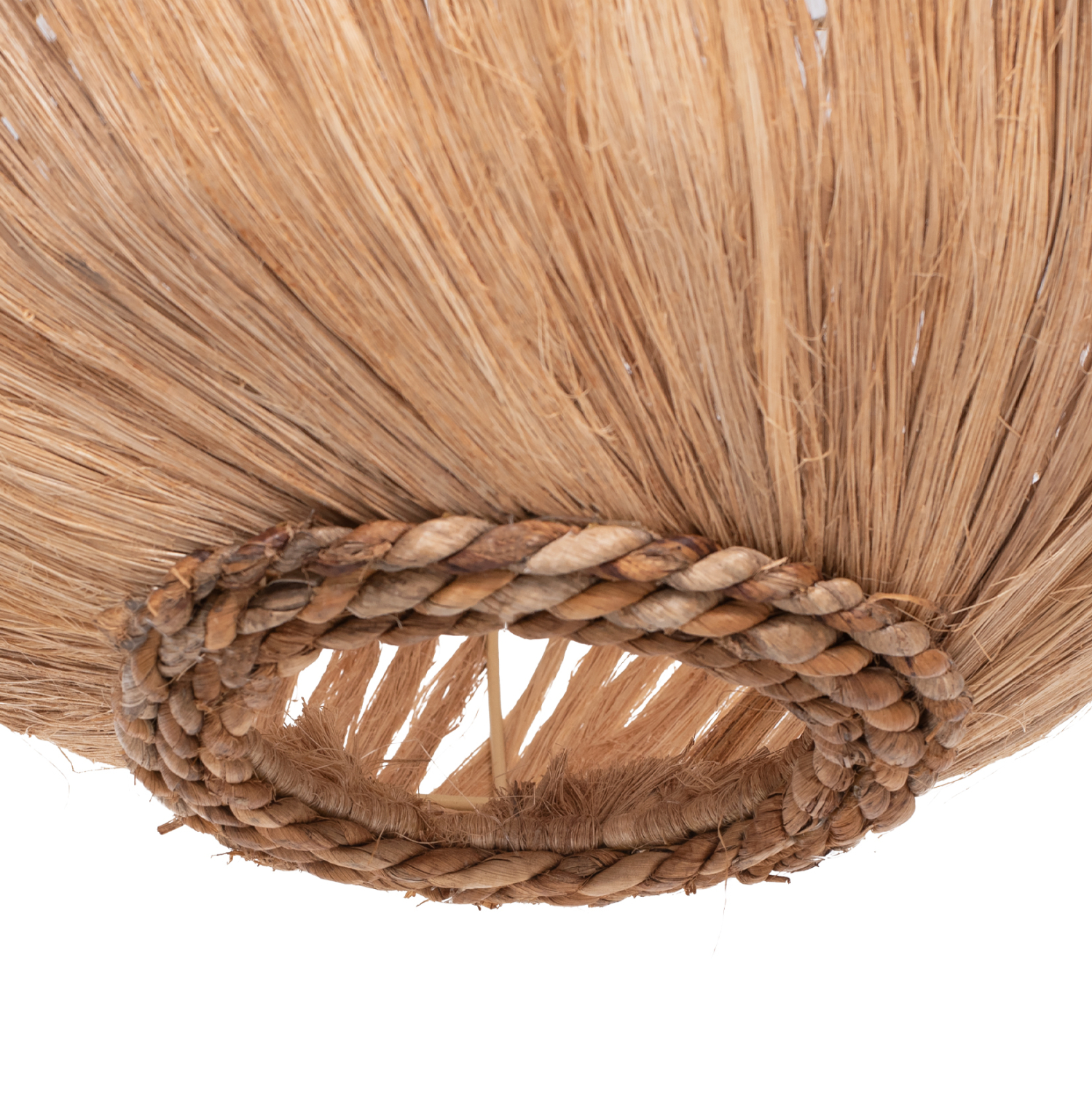 ΦΩΤΙΣΤΙΚΟ ΟΡΟΦΗΣ ΣΦΑΙΡΙΚΟ ΑΠΟ ΙΝΕΣ ΑΜΠΑΚΑ ΣΕ ΦΥΣΙΚΟ ΧΡΩΜΑ HM7769 Φ45x45-80Yεκ. - Image 4