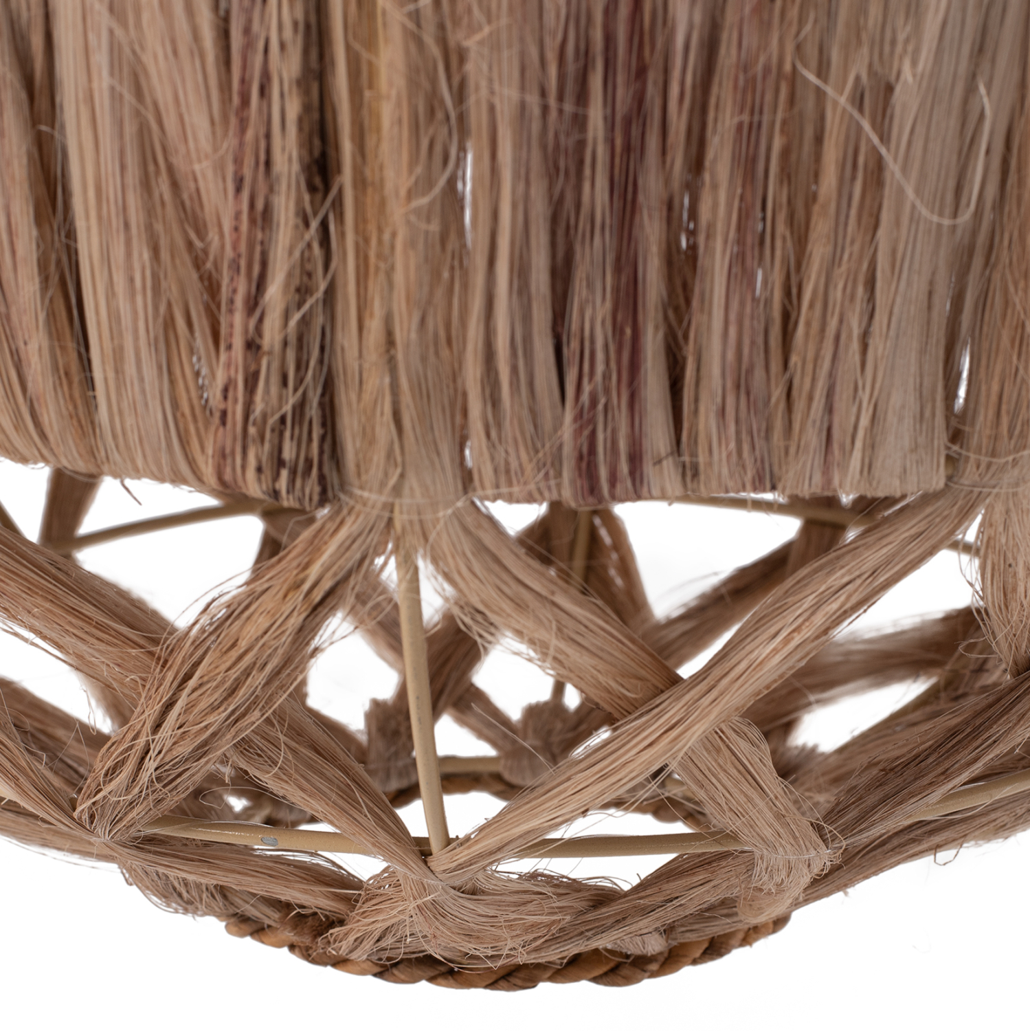 ΦΩΤΙΣΤΙΚΟ ΟΡΟΦΗΣ ΣΦΑΙΡΙΚΟ ΑΠΟ ΙΝΕΣ ΑΜΠΑΚΑ ΣΕ ΦΥΣΙΚΟ 44x44x46-80Yεκ.HM7779 - Image 5