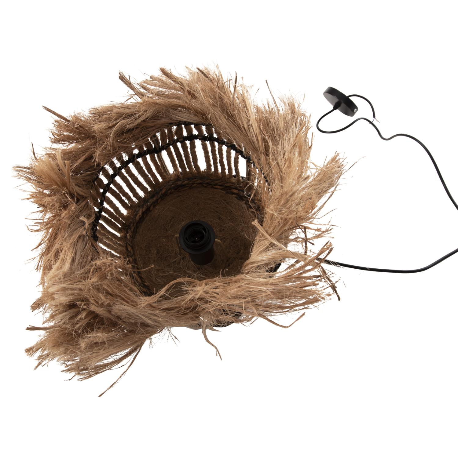 ΦΩΤΙΣΤΙΚΟ ΟΡΟΦΗΣ ΣΦΑΙΡΙΚΟ ΜΕ ΚΡΟΣΙΑ ΙΝΕΣ ΑΜΠΑΚΑ ΣΕ ΧΡΩΜΑ ΦΥΣΙΚΟ Φ28x32-120Yεκ.HM7805 - Image 5