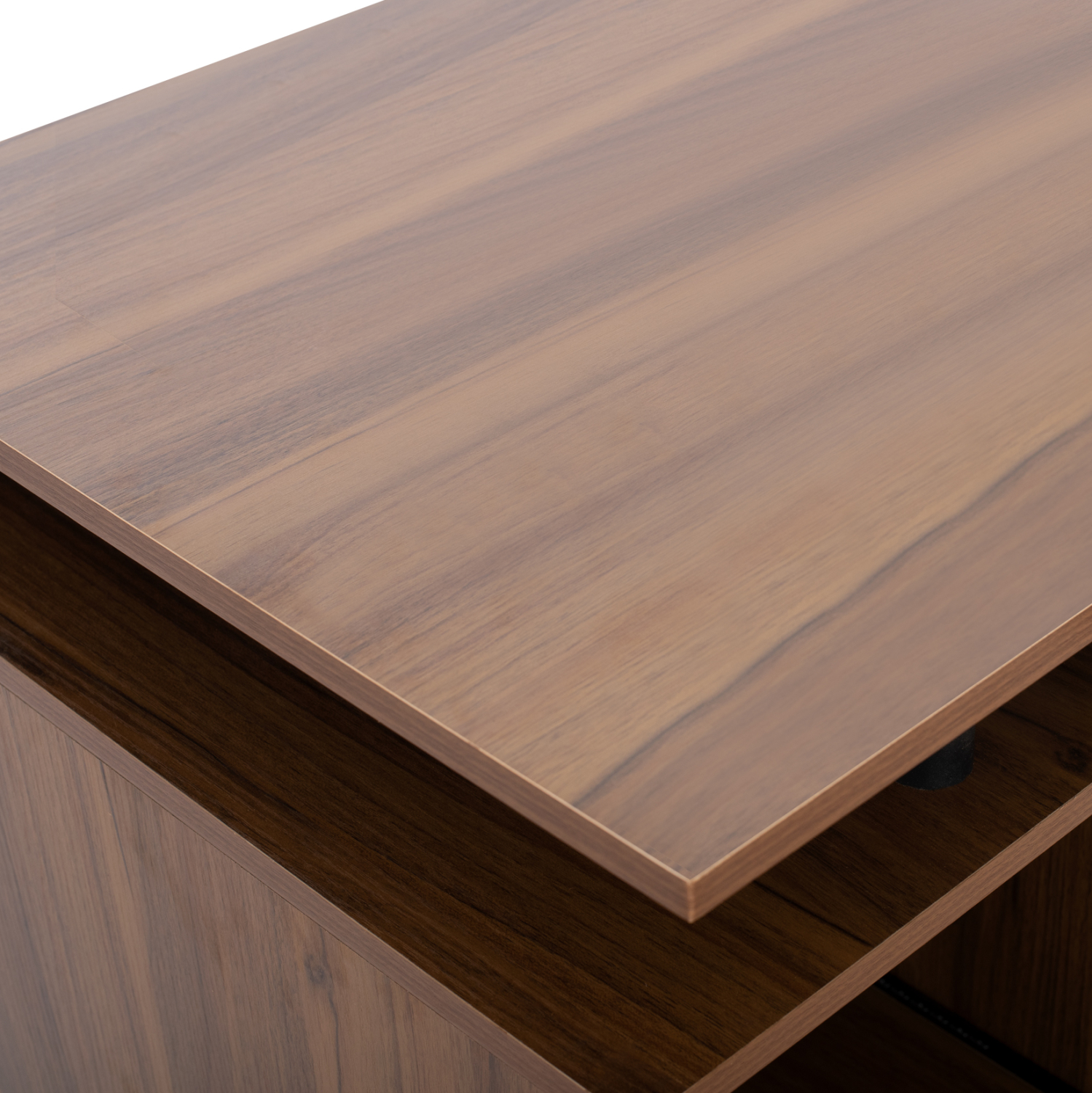 ΓΡΑΦΕΙΟ ΜΕΛΑΜΙΝΗΣ STATUS HM2026.03 WALNUT 120Χ55Χ76 εκ. - Image 4