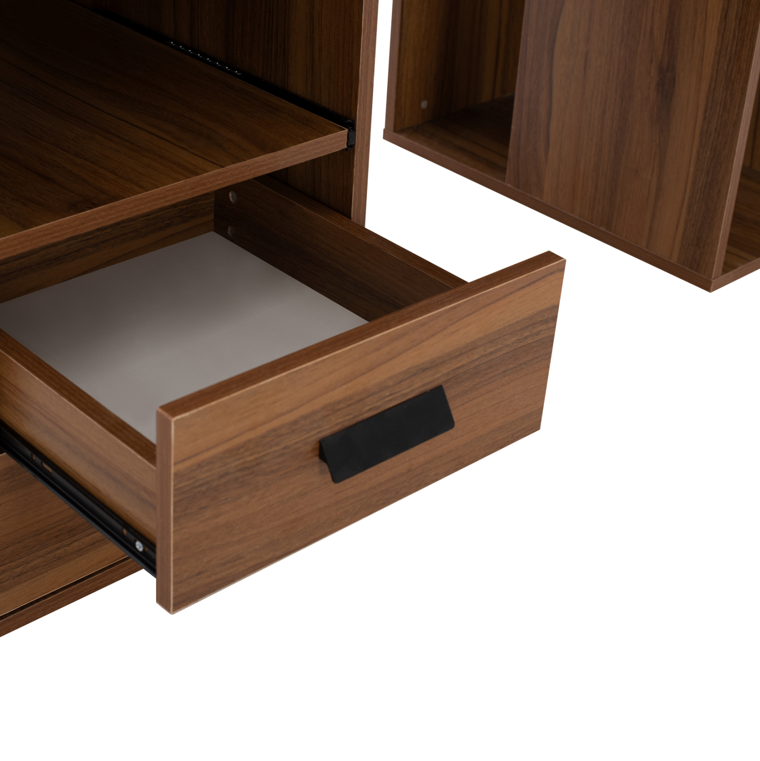 ΓΡΑΦΕΙΟ ΜΕΛΑΜΙΝΗΣ STATUS HM2026.03 WALNUT 120Χ55Χ76 εκ. - Image 7